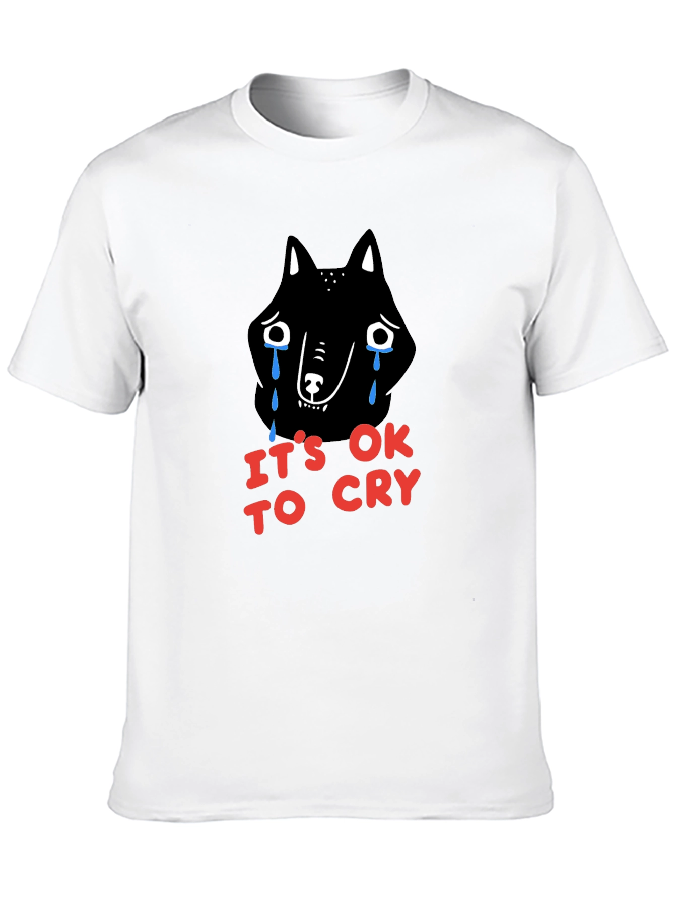 Its OK to Cry Graphic T-Shirt - Mens