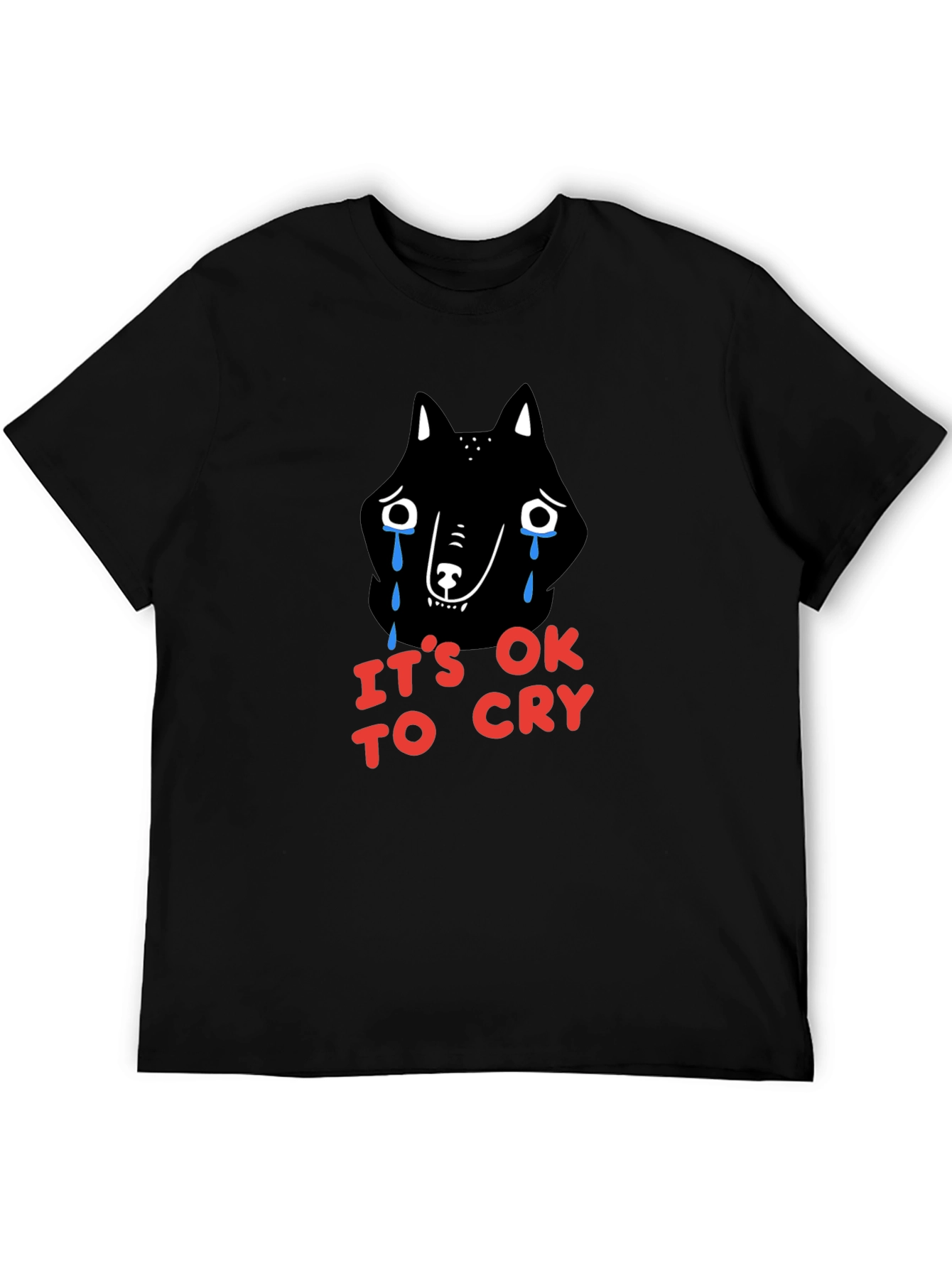 Its OK to Cry Graphic T-Shirt - Mens