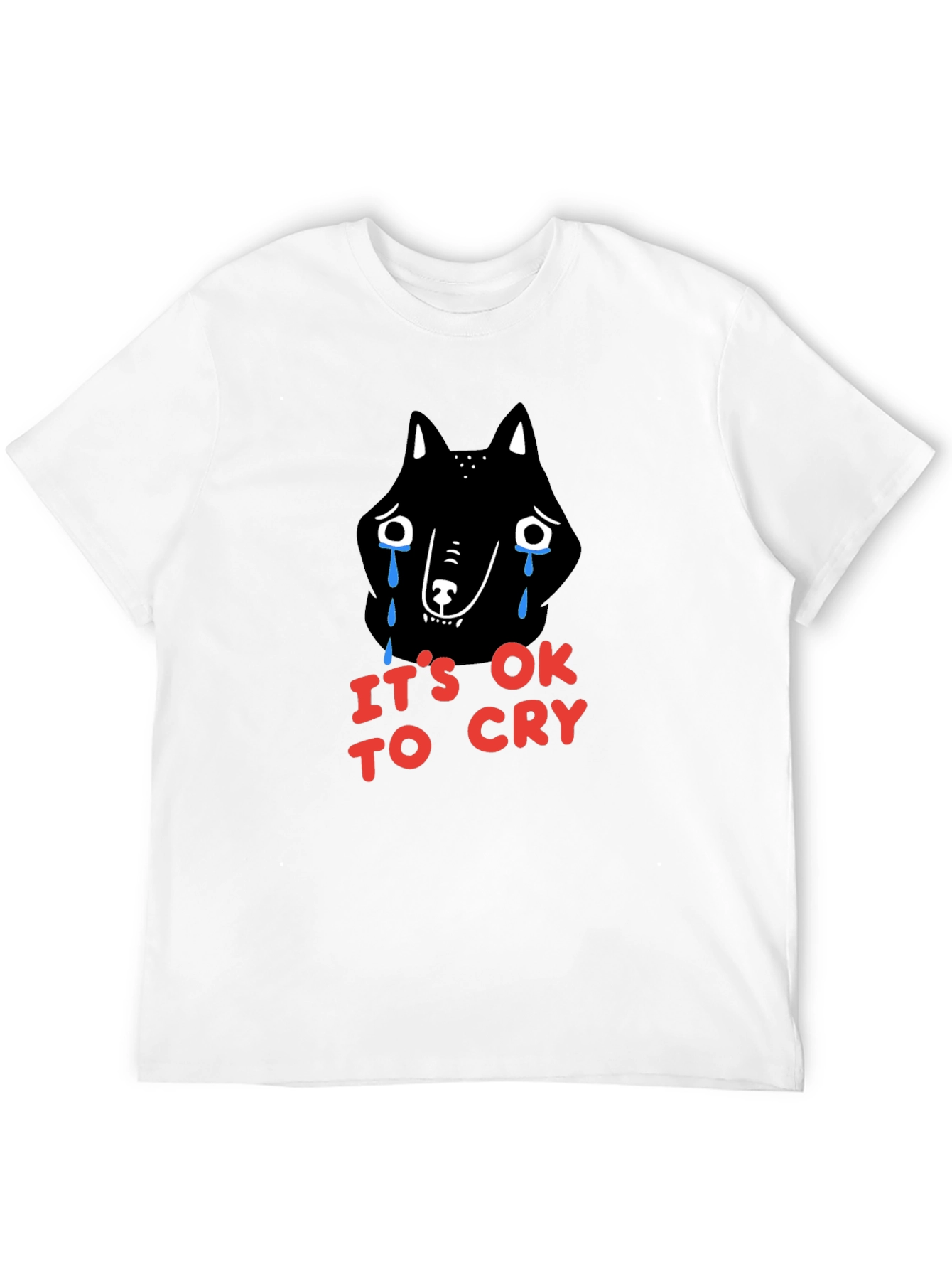 Its OK to Cry Graphic T-Shirt - Mens