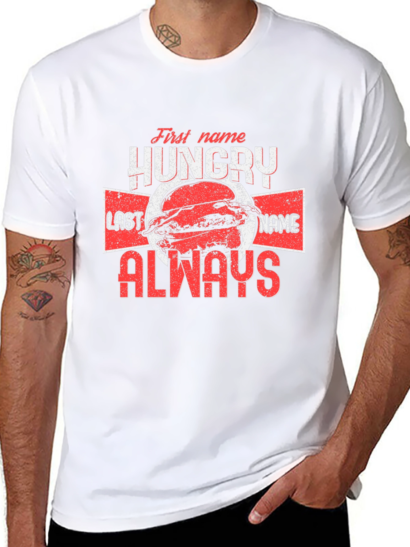 Hungry Always Funny Foodie T-Shirt