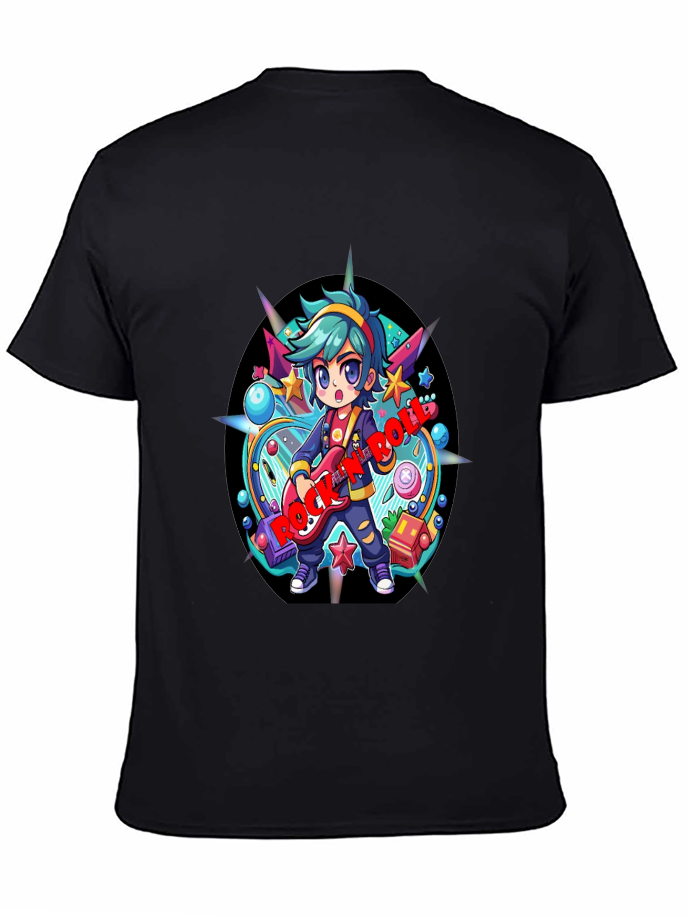 Rock and Roll Cartoon Tee