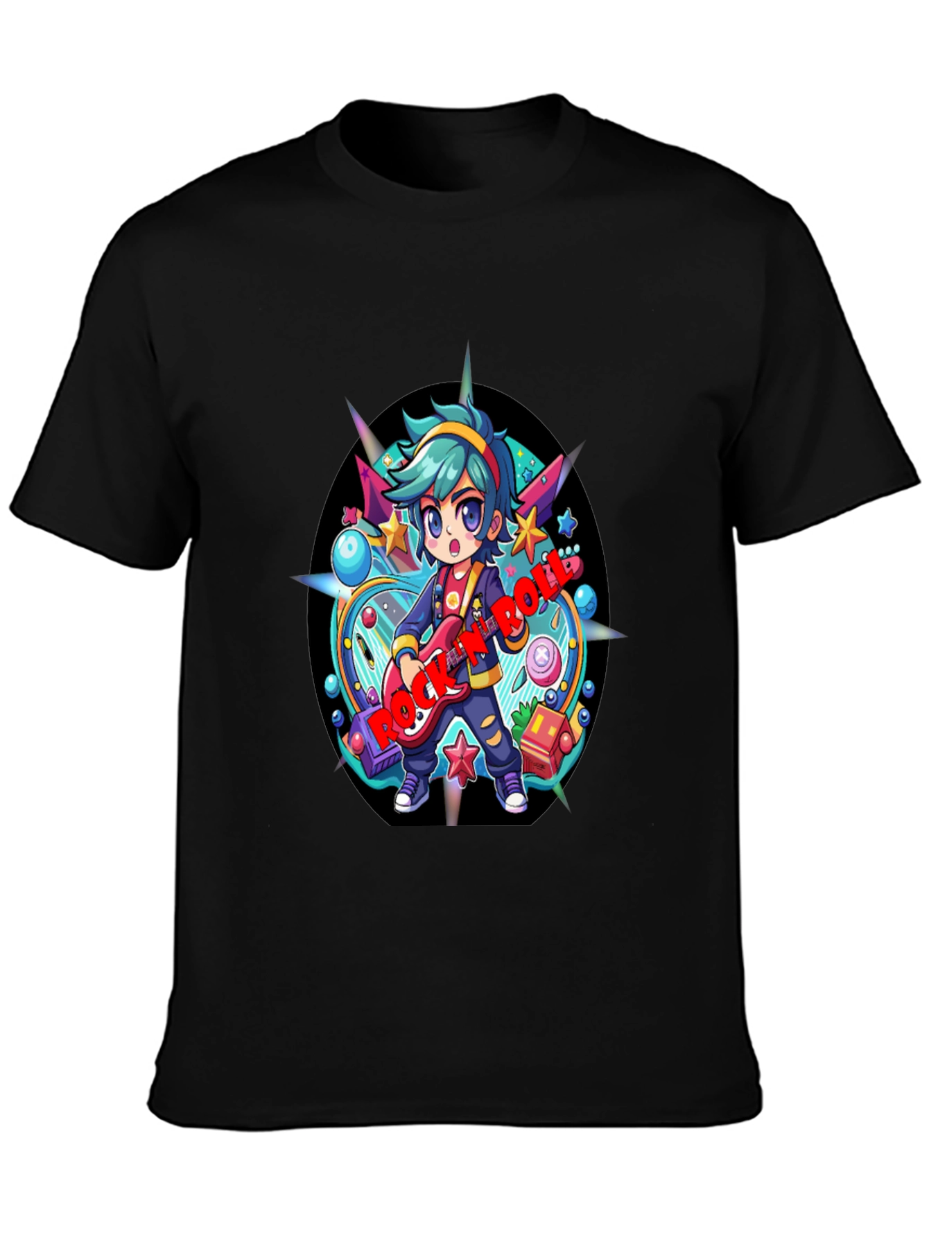 Rock and Roll Cartoon Tee