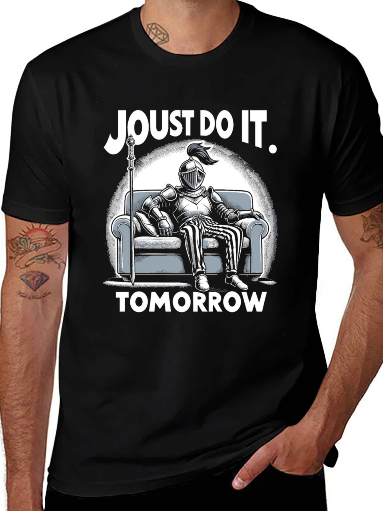 Joust Do It Tomorrow Graphic Tee