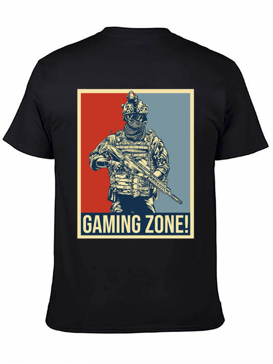 Gaming Zone Soldier T-Shirt - Black