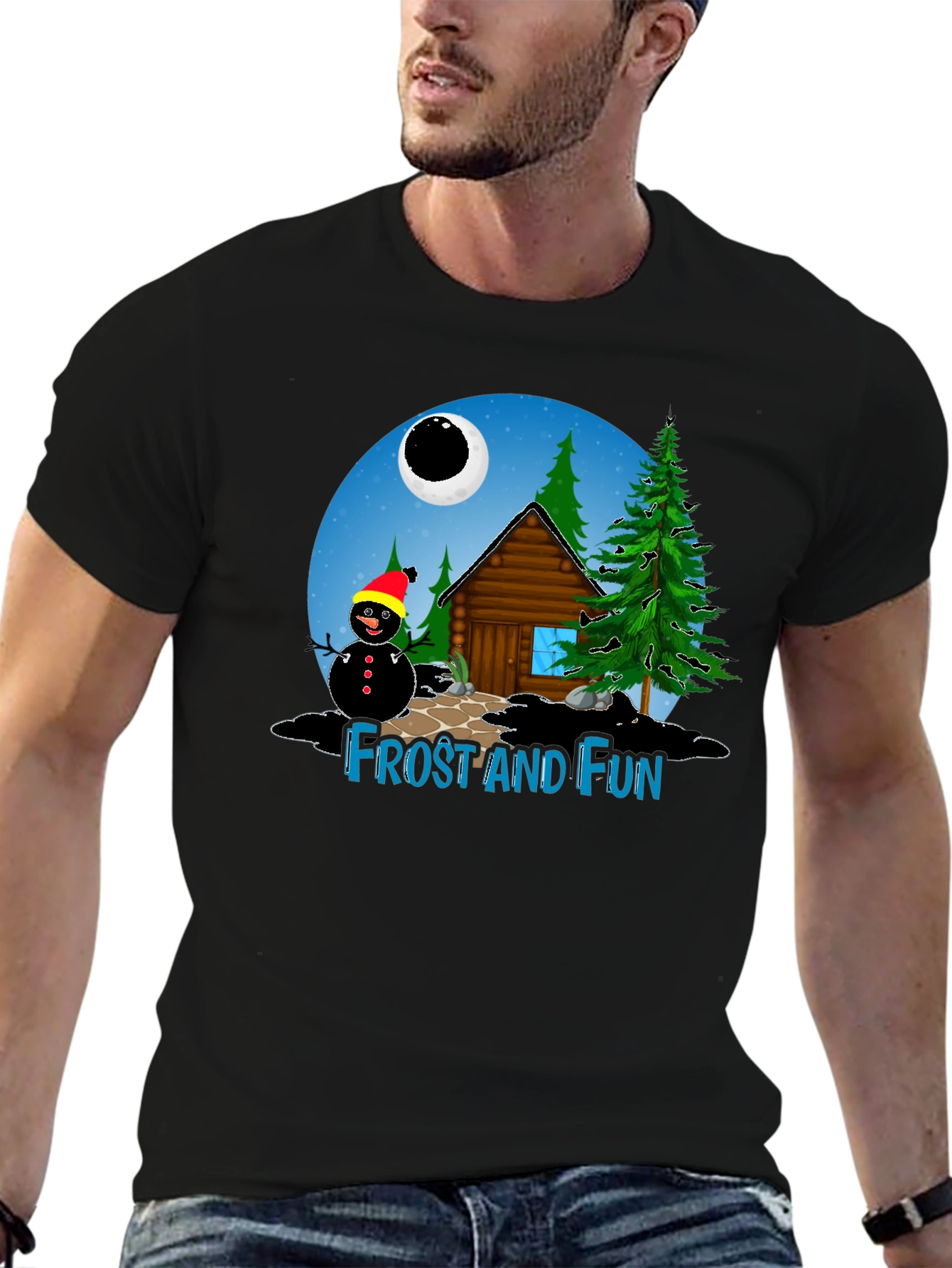Frost and Fun Graphic T-Shirt
