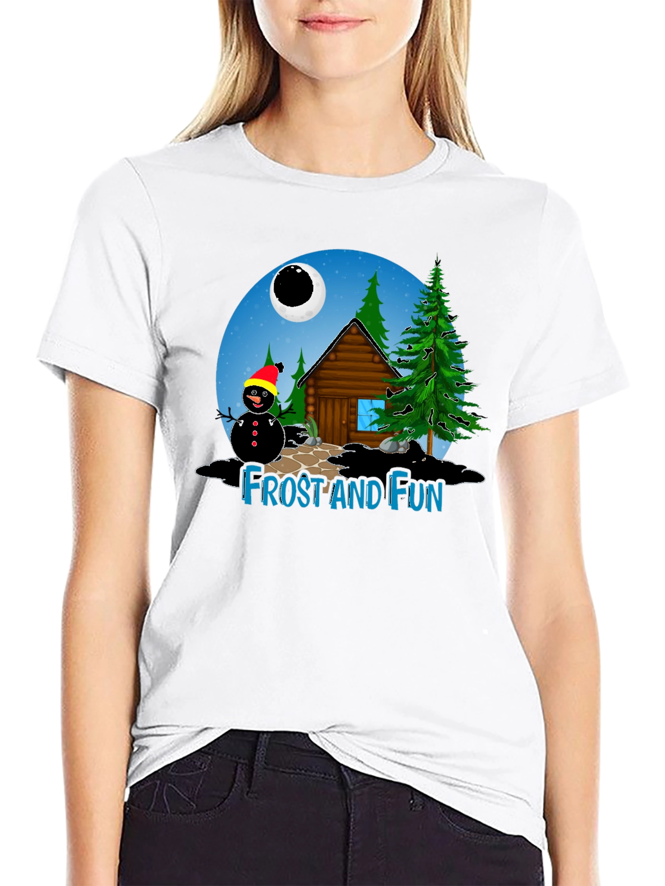 Frost and Fun Graphic T-Shirt