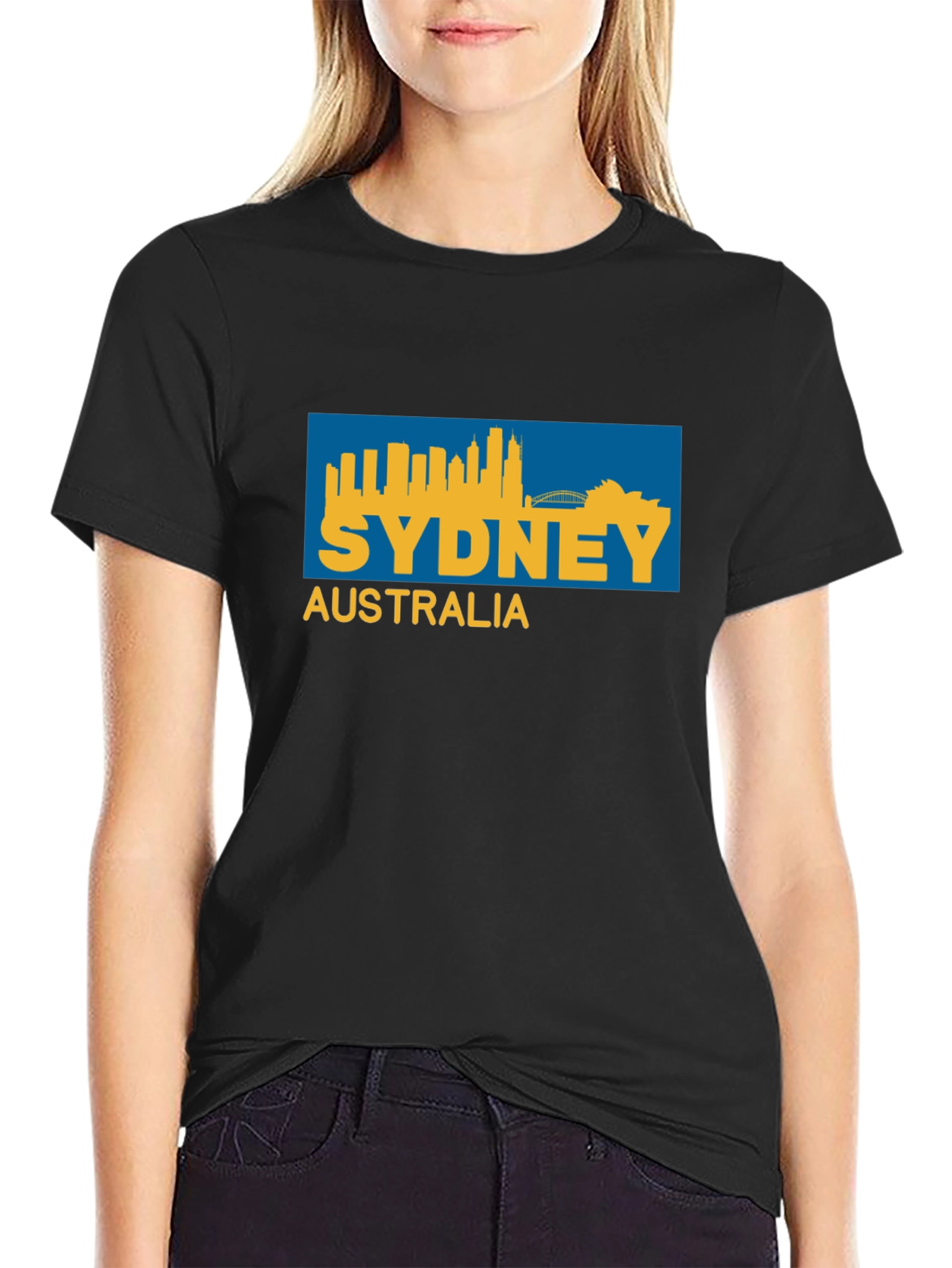 Sydney Australia Graphic T-Shirt - Black