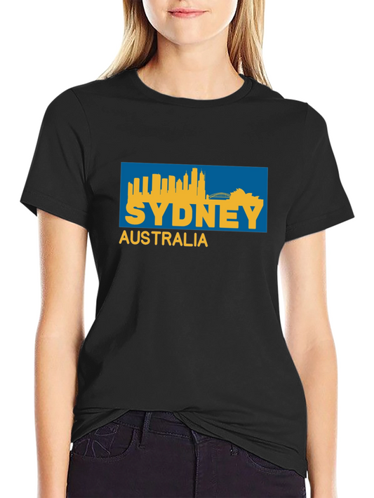 Sydney Australia Graphic T-Shirt - Black