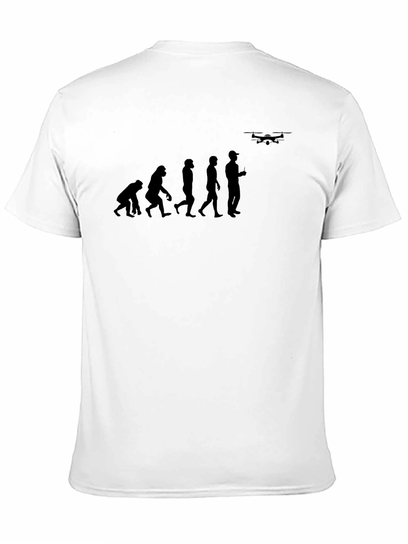Evolution of Drone Pilot Black T-Shirt
