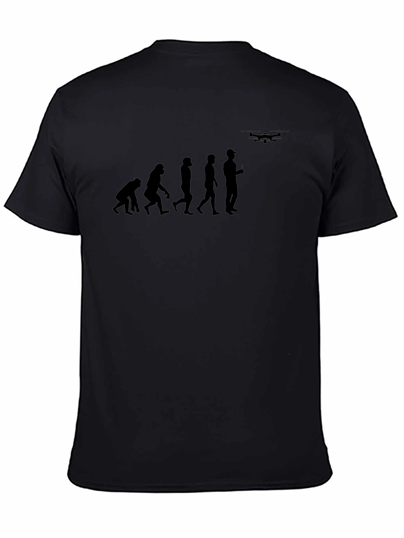 Evolution of Drone Pilot Black T-Shirt