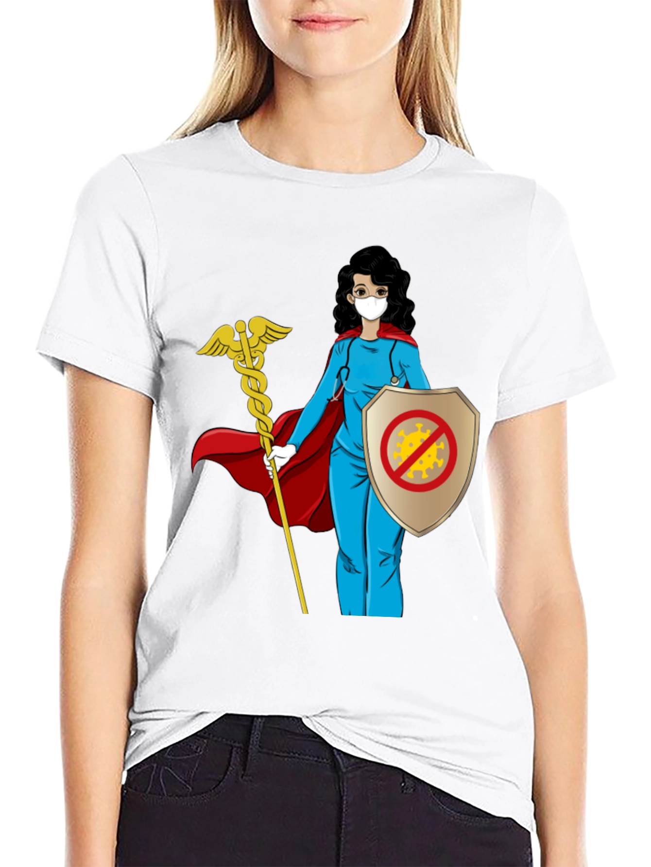 Hero Nurse T-Shirt: Protect Against Viruses