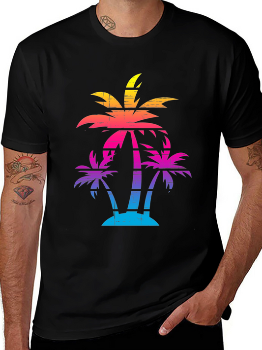 Retro Palm Tree Graphic Tee