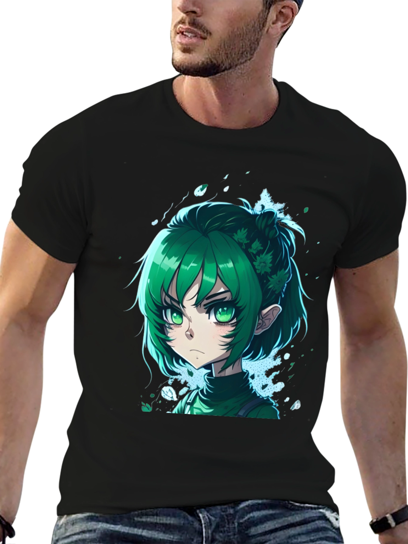 Anime Girl Graphic T-Shirt