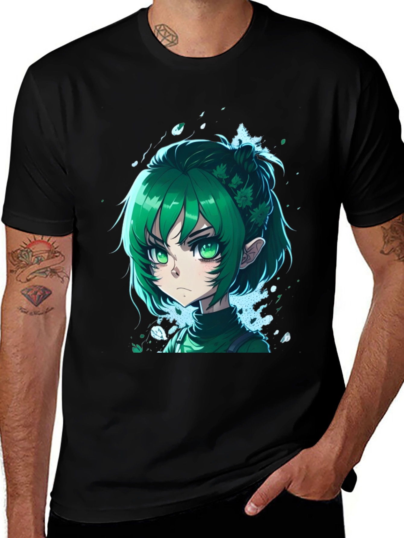 Anime Girl Graphic T-Shirt