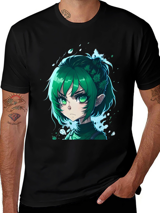 Anime Girl Graphic T-Shirt