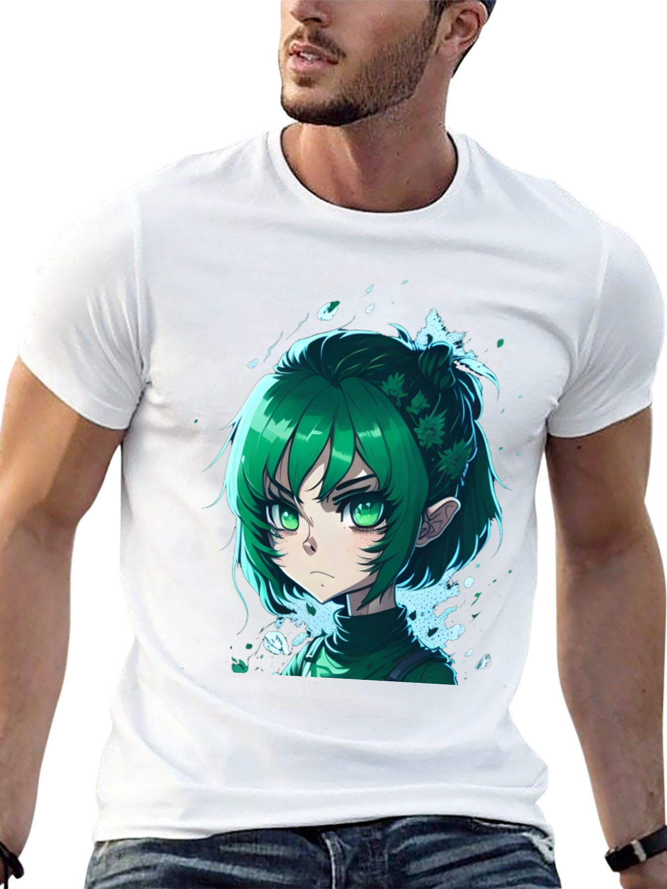 Anime Girl Graphic T-Shirt