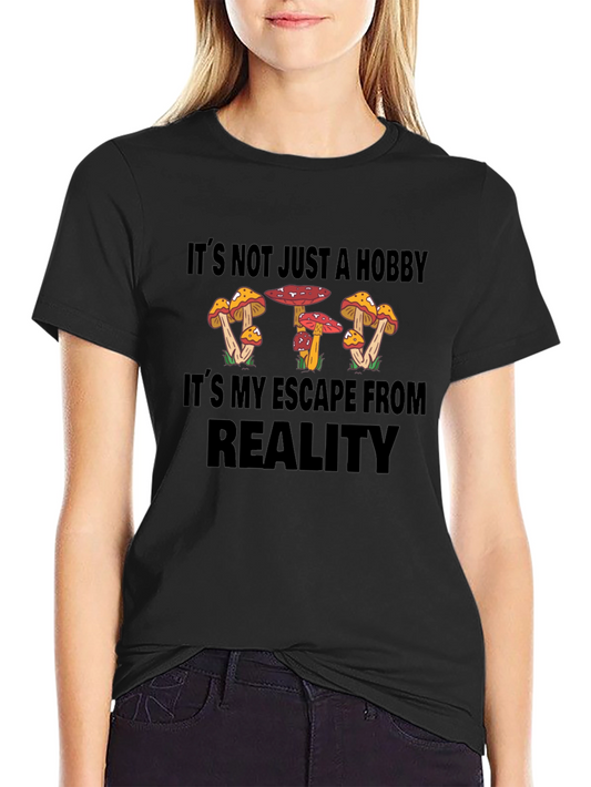 Mushroom Escape Reality Graphic T-Shirt