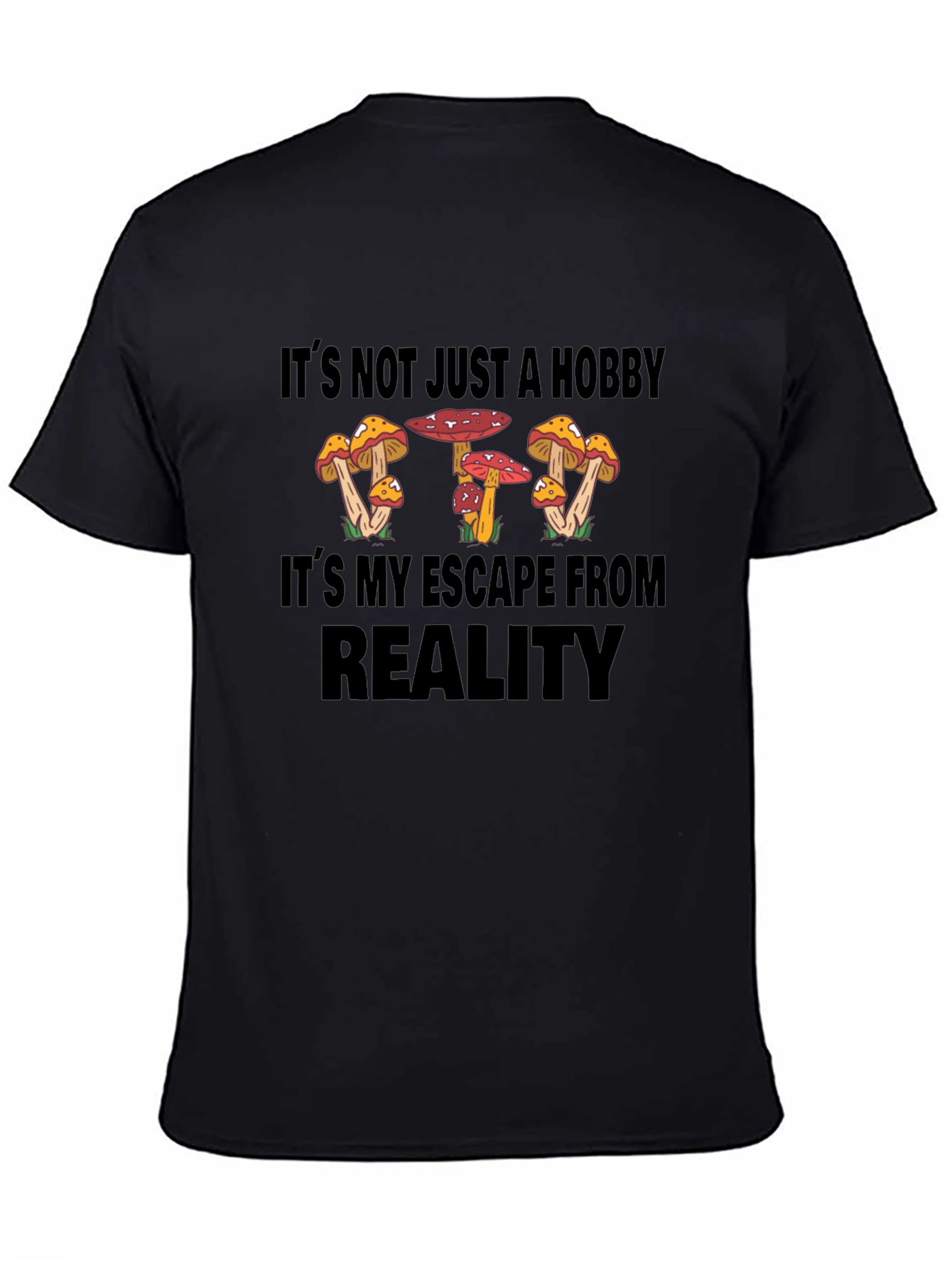 Mushroom Escape Reality Graphic T-Shirt