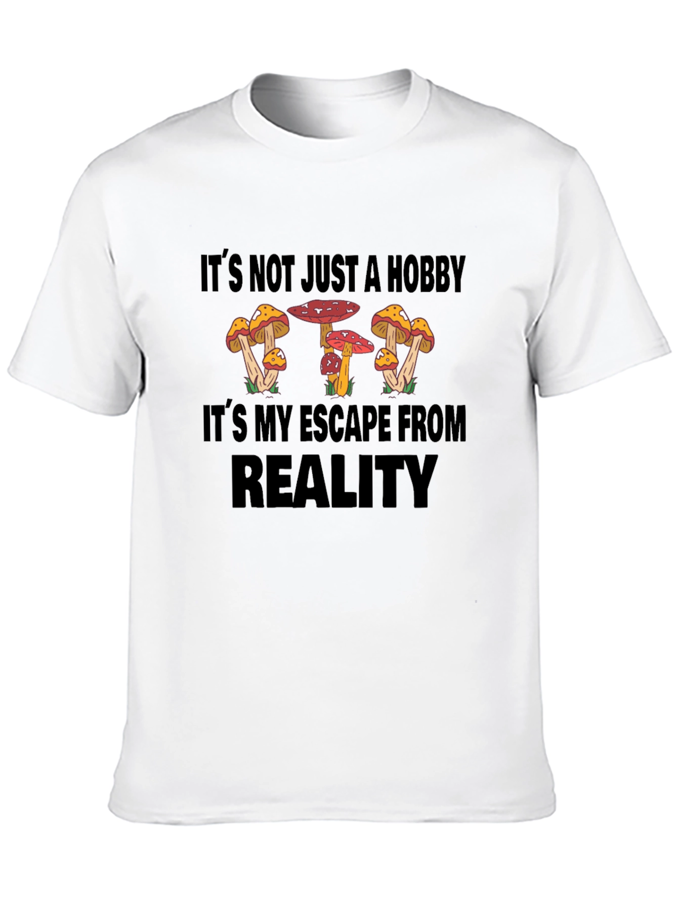Mushroom Escape Reality Graphic T-Shirt