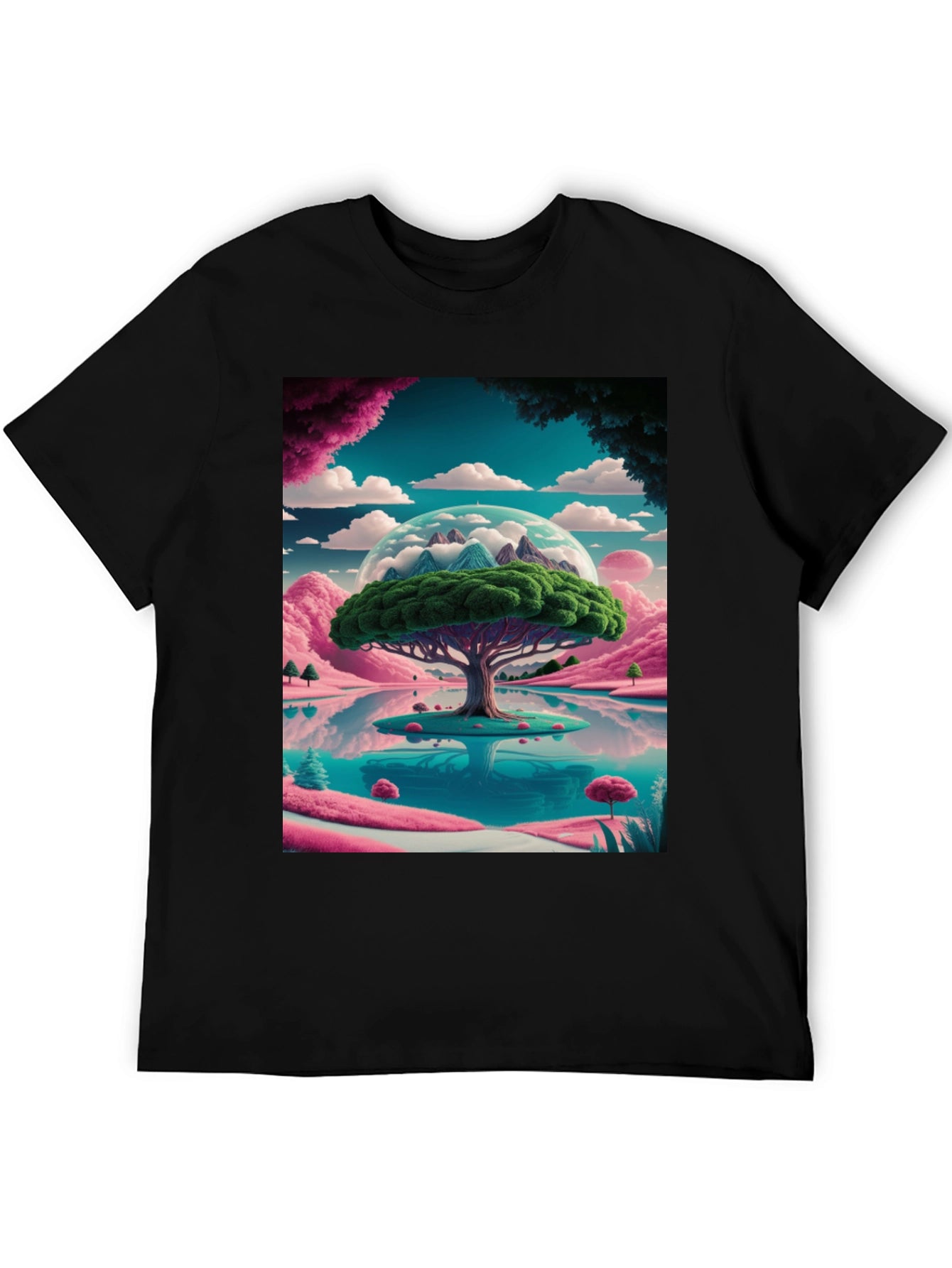 Vibrant Landscape Graphic Tee