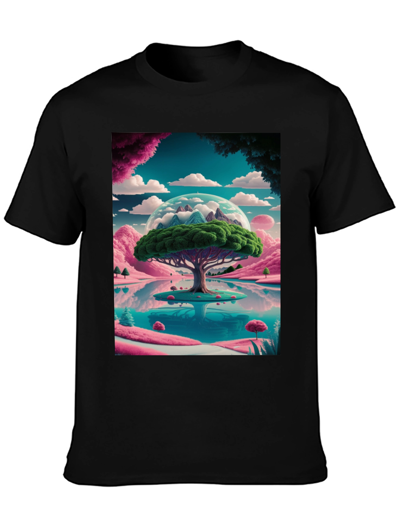 Vibrant Landscape Graphic Tee