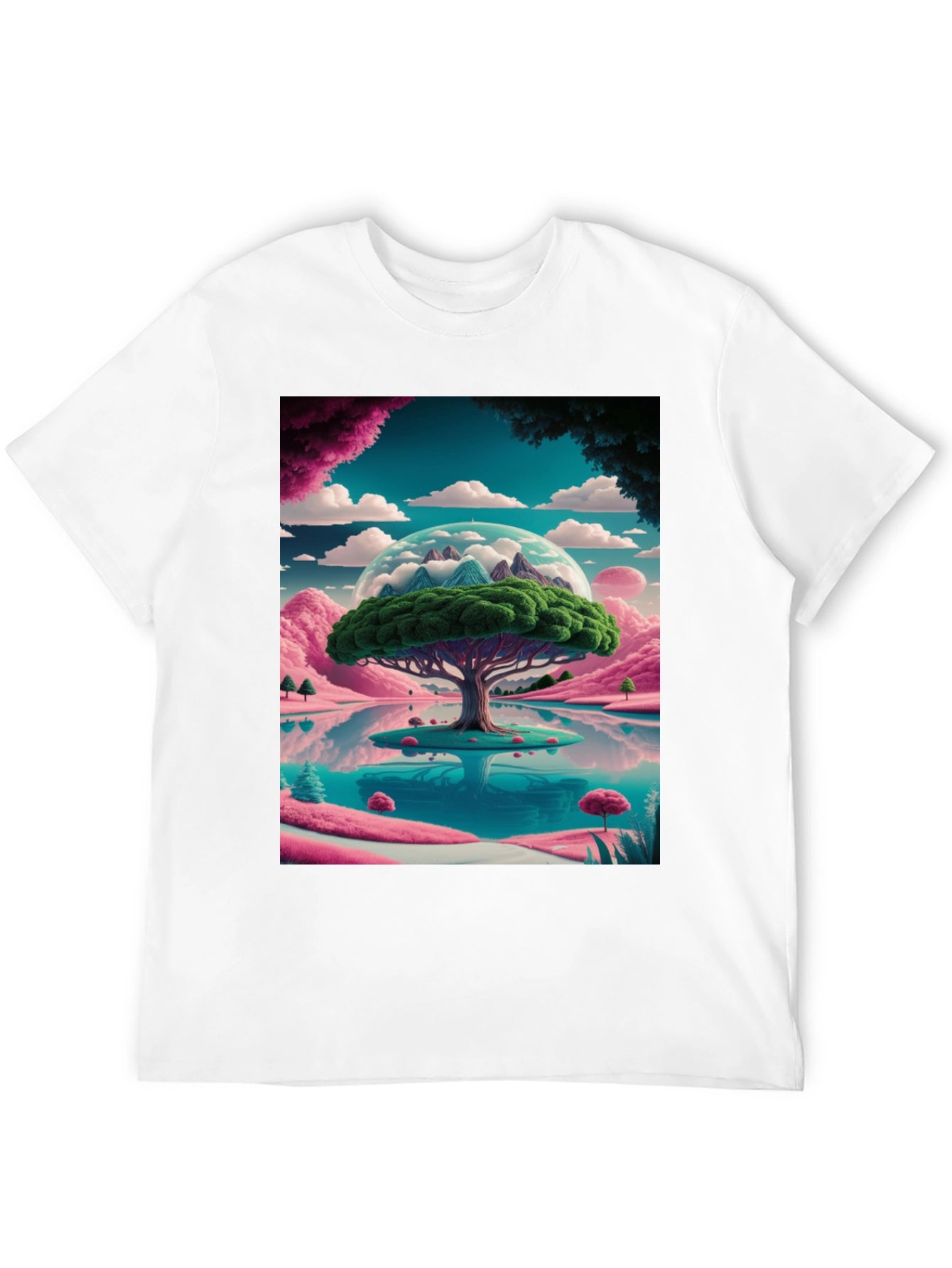Vibrant Landscape Graphic Tee