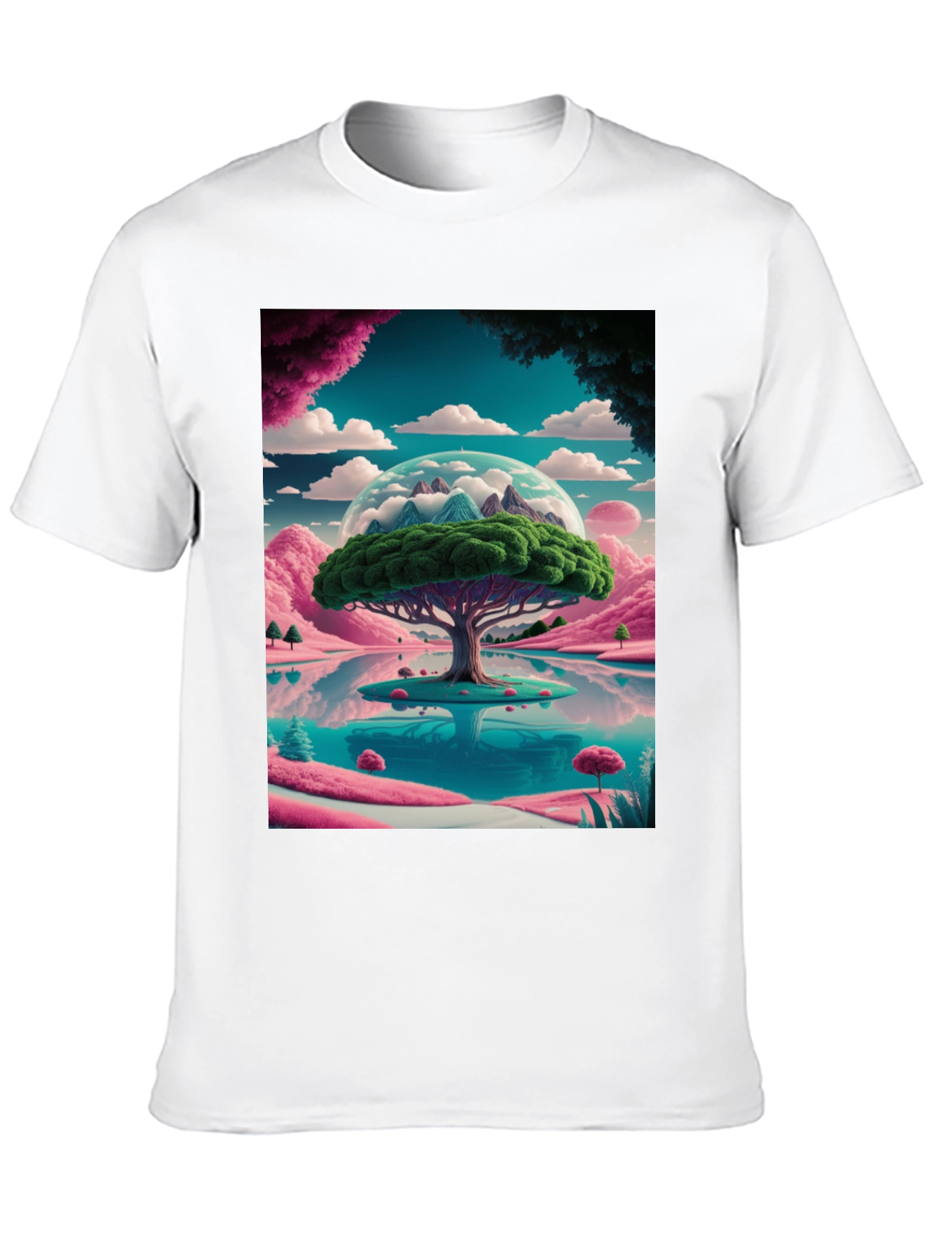 Vibrant Landscape Graphic Tee