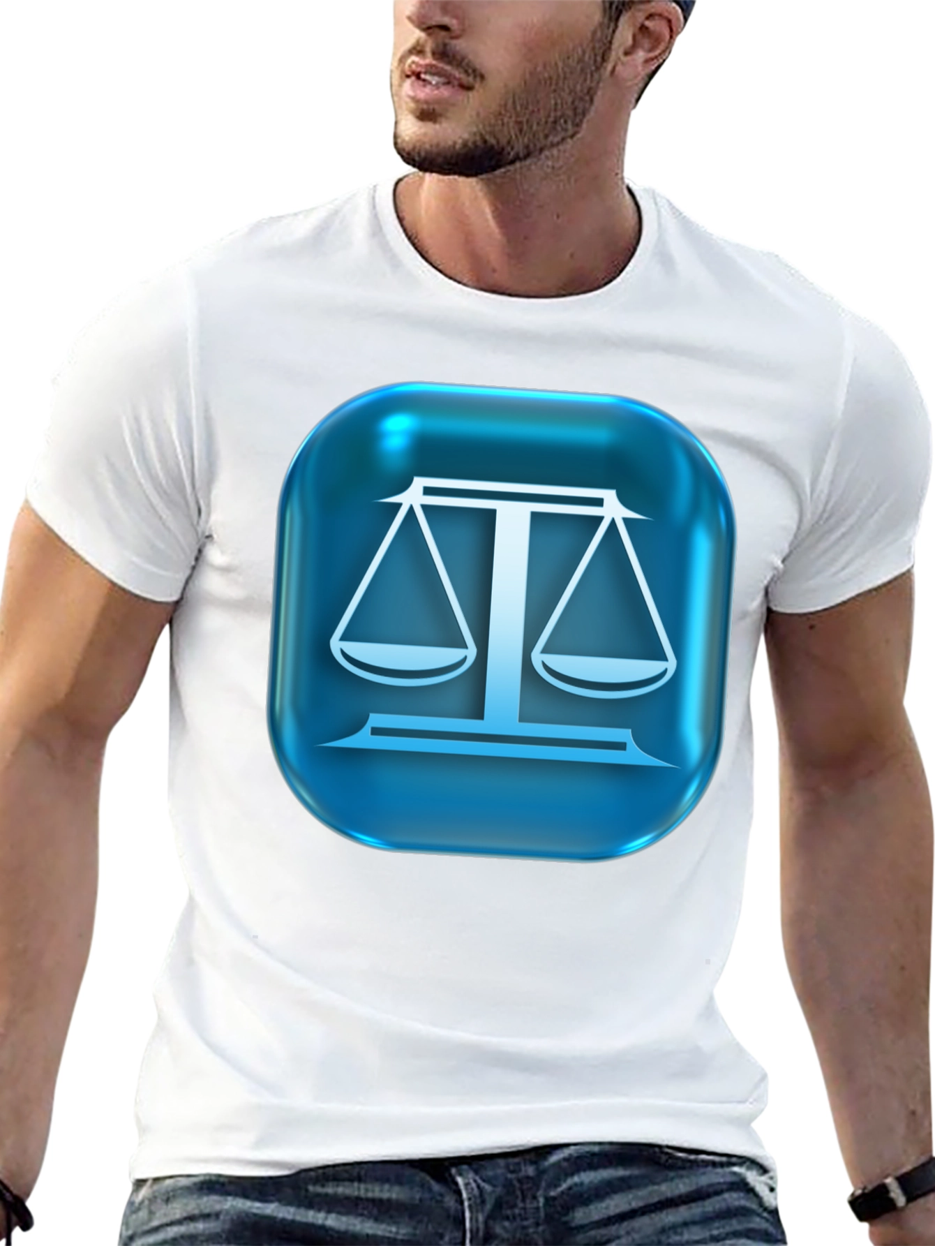 Scales of Justice Graphic T-Shirt