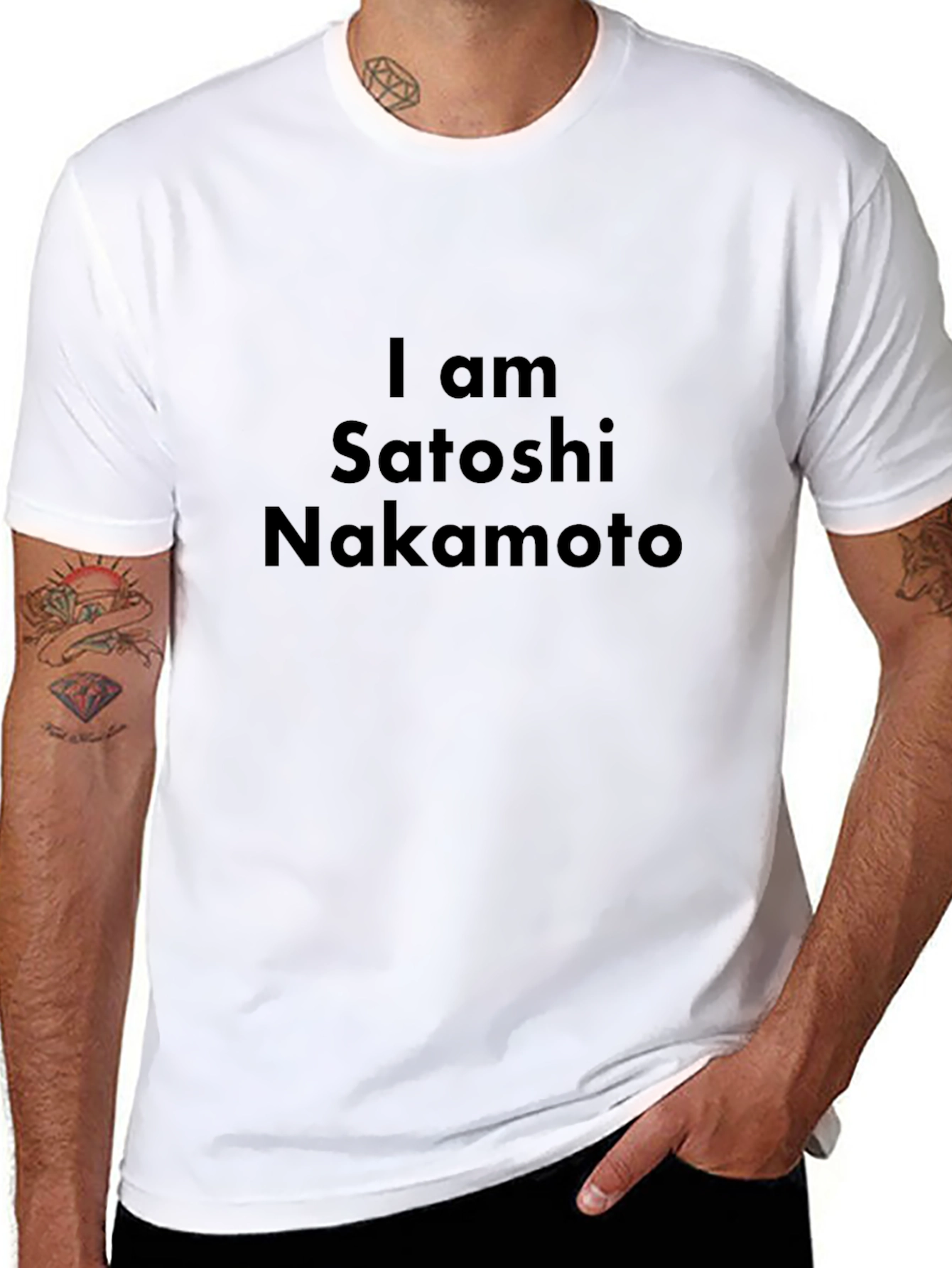 I am Satoshi Nakamoto T-Shirt - Crypto Legend