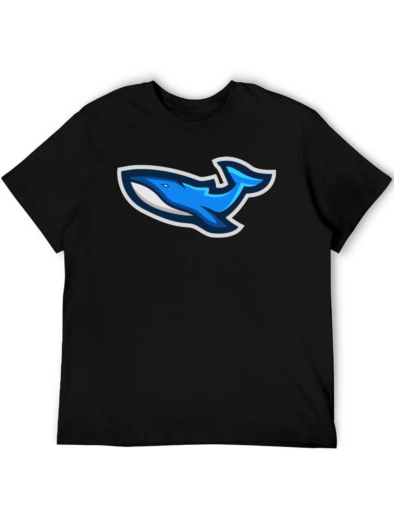 Blue Whale Graphic T-Shirt - Casual Style