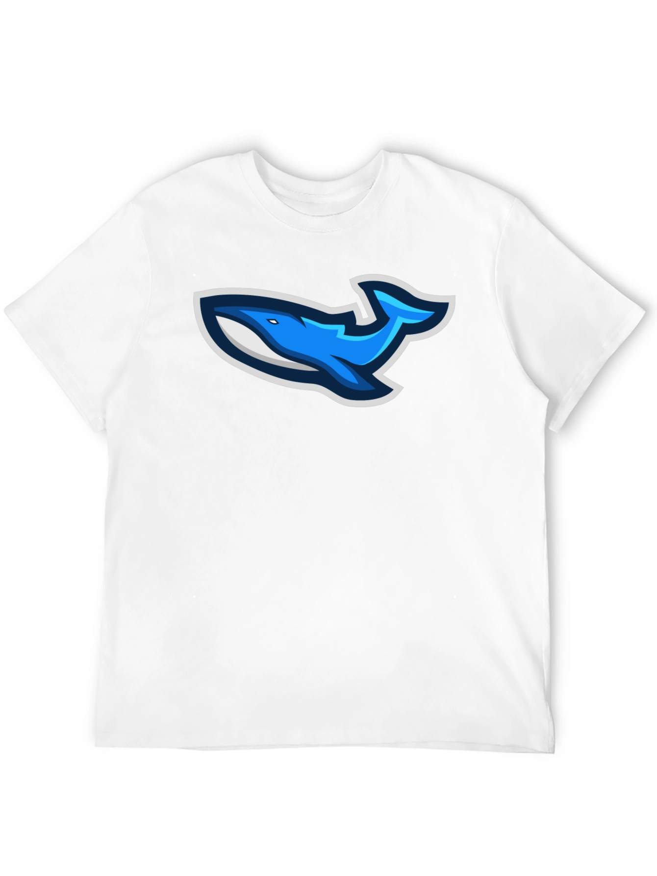 Blue Whale Graphic T-Shirt - Casual Style
