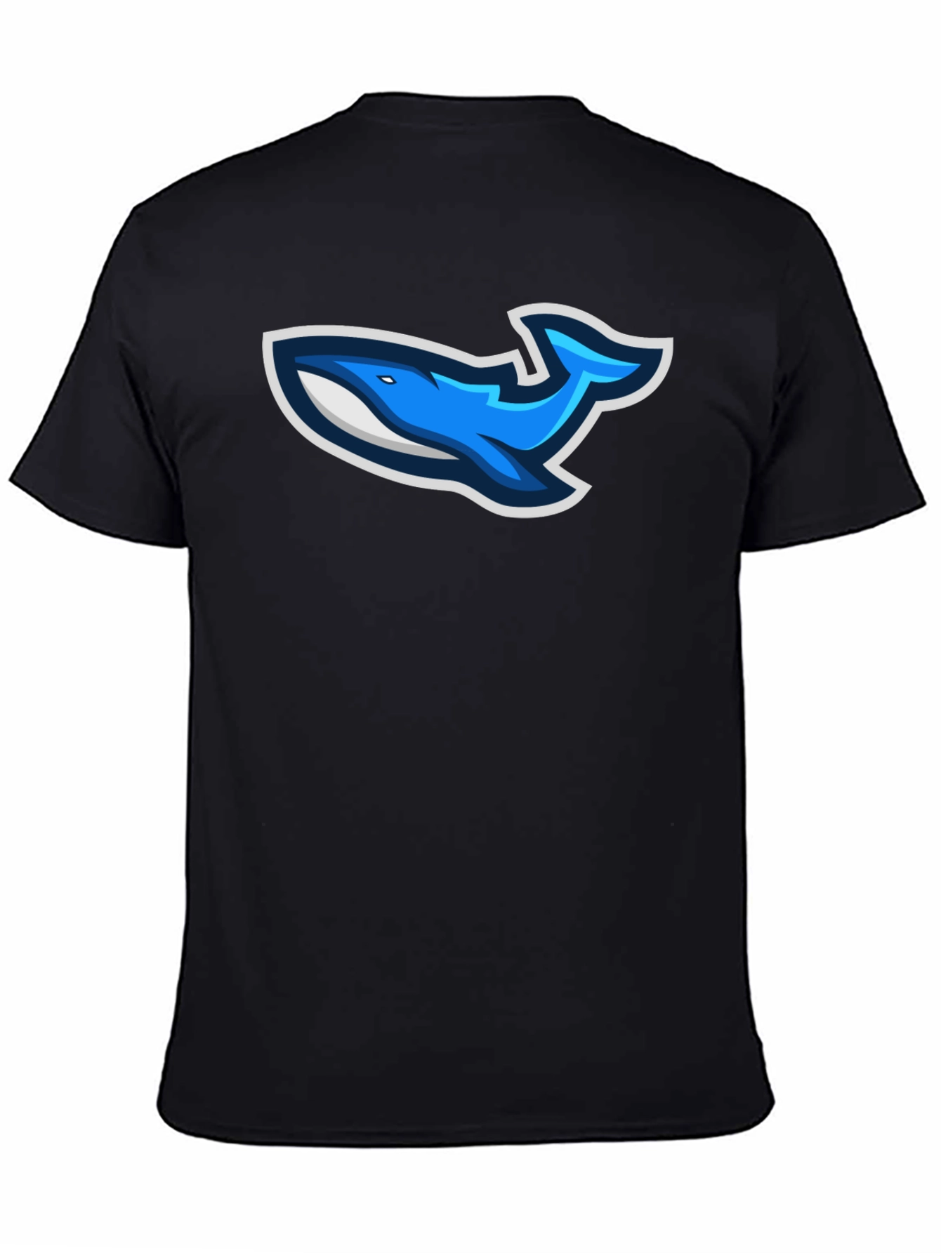 Blue Whale Graphic T-Shirt - Casual Style