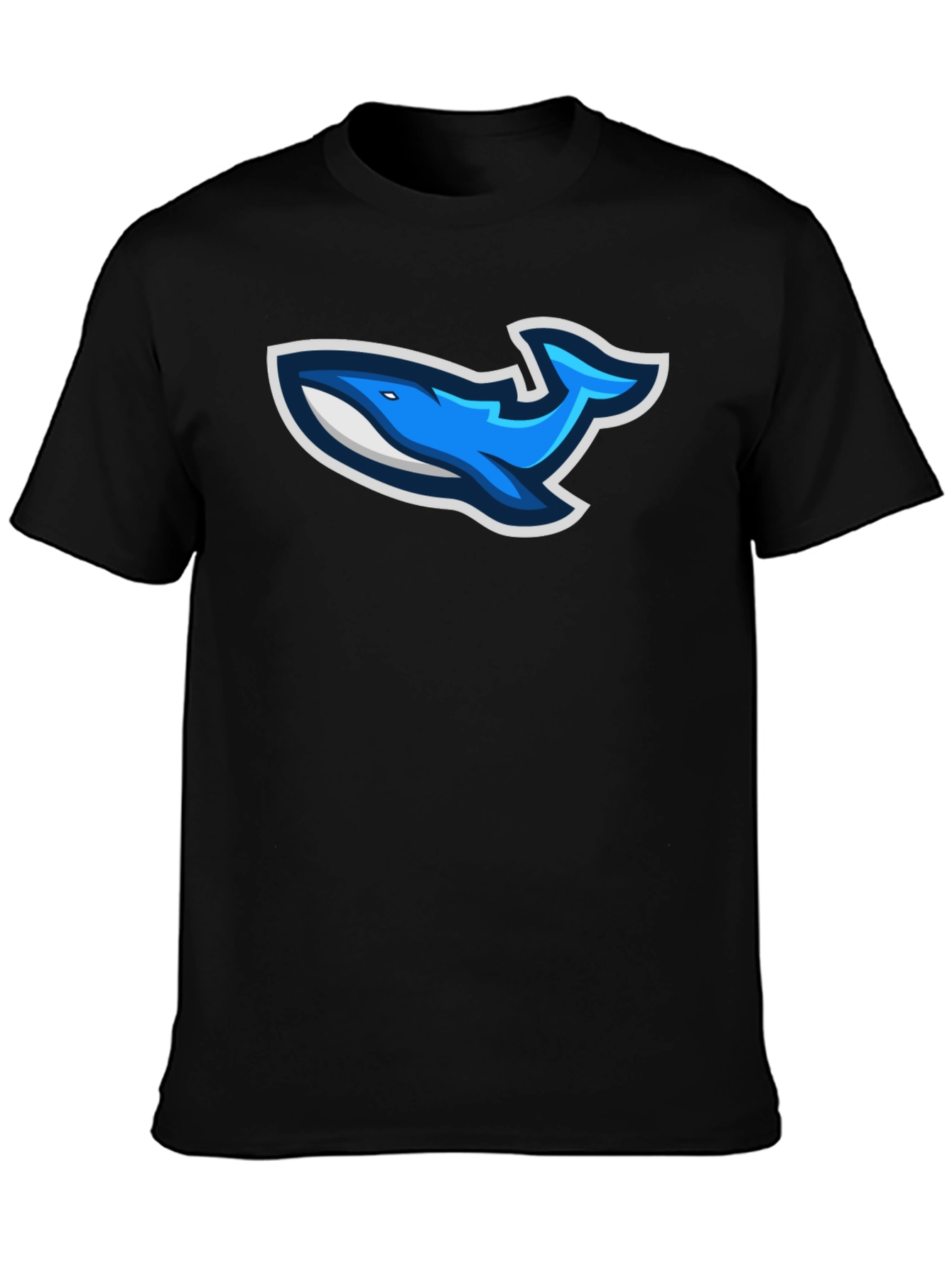Blue Whale Graphic T-Shirt - Casual Style