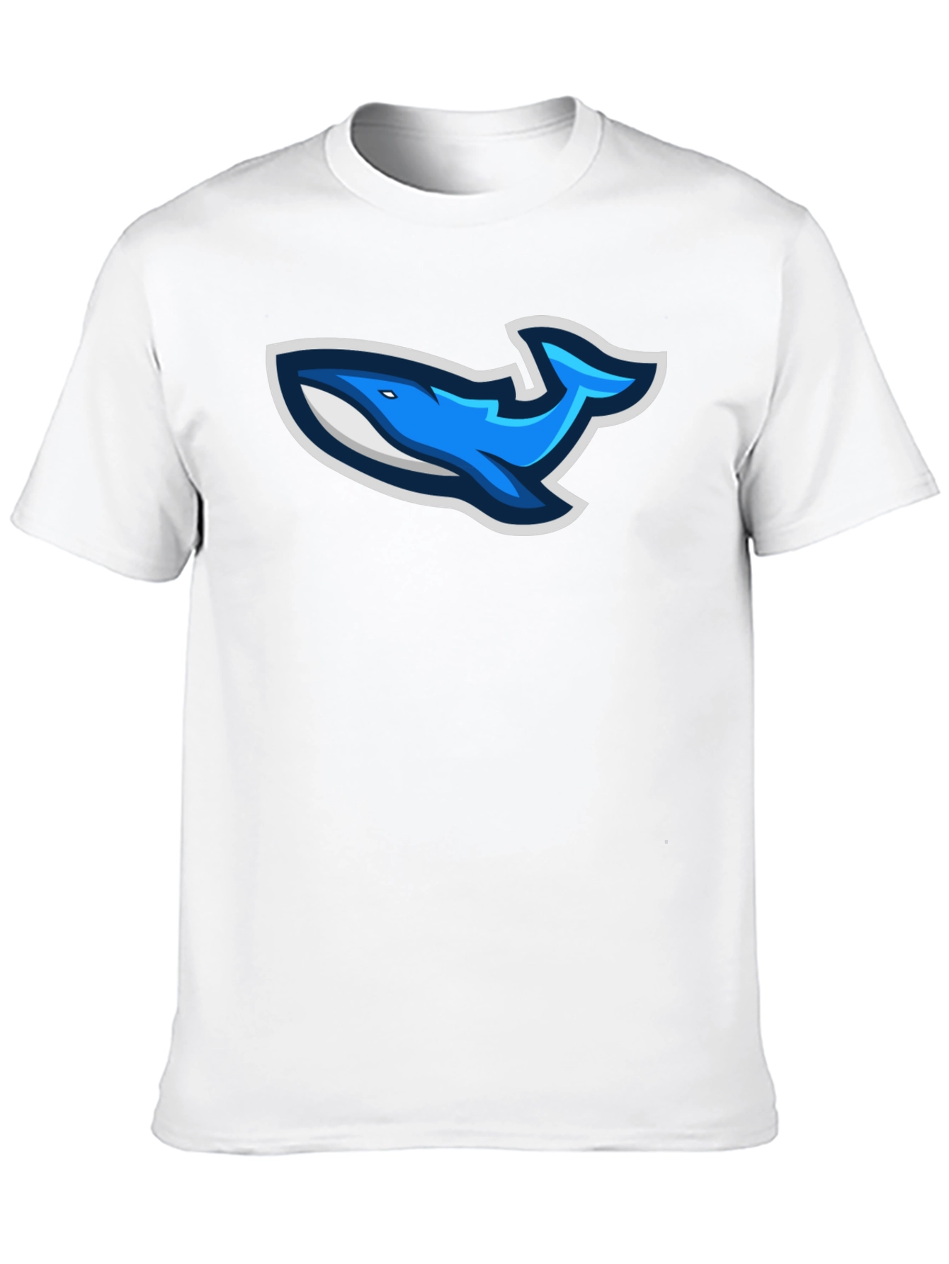 Blue Whale Graphic T-Shirt - Casual Style