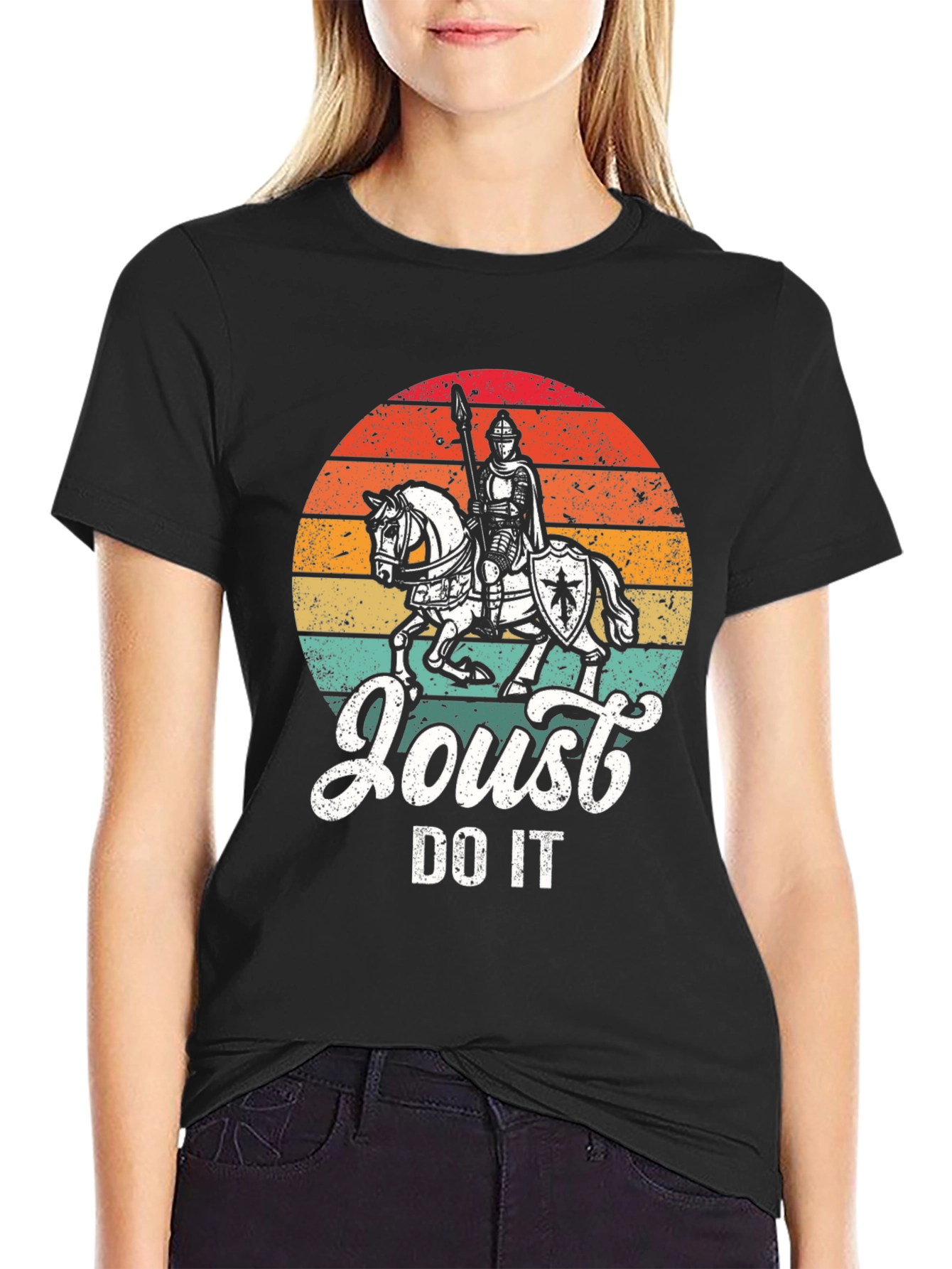Joust Do It Retro Knight T-Shirt