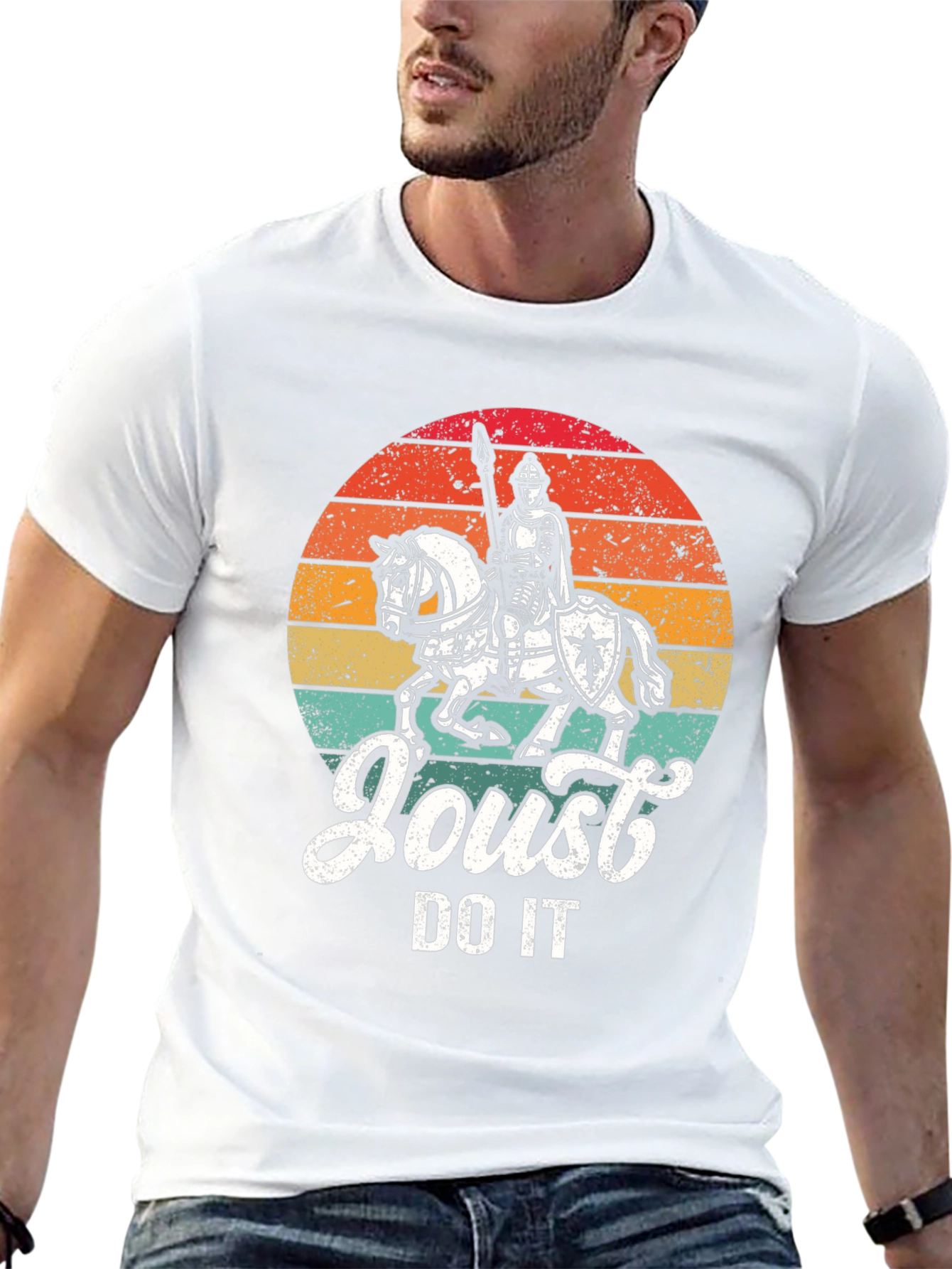 Joust Do It Retro Knight T-Shirt