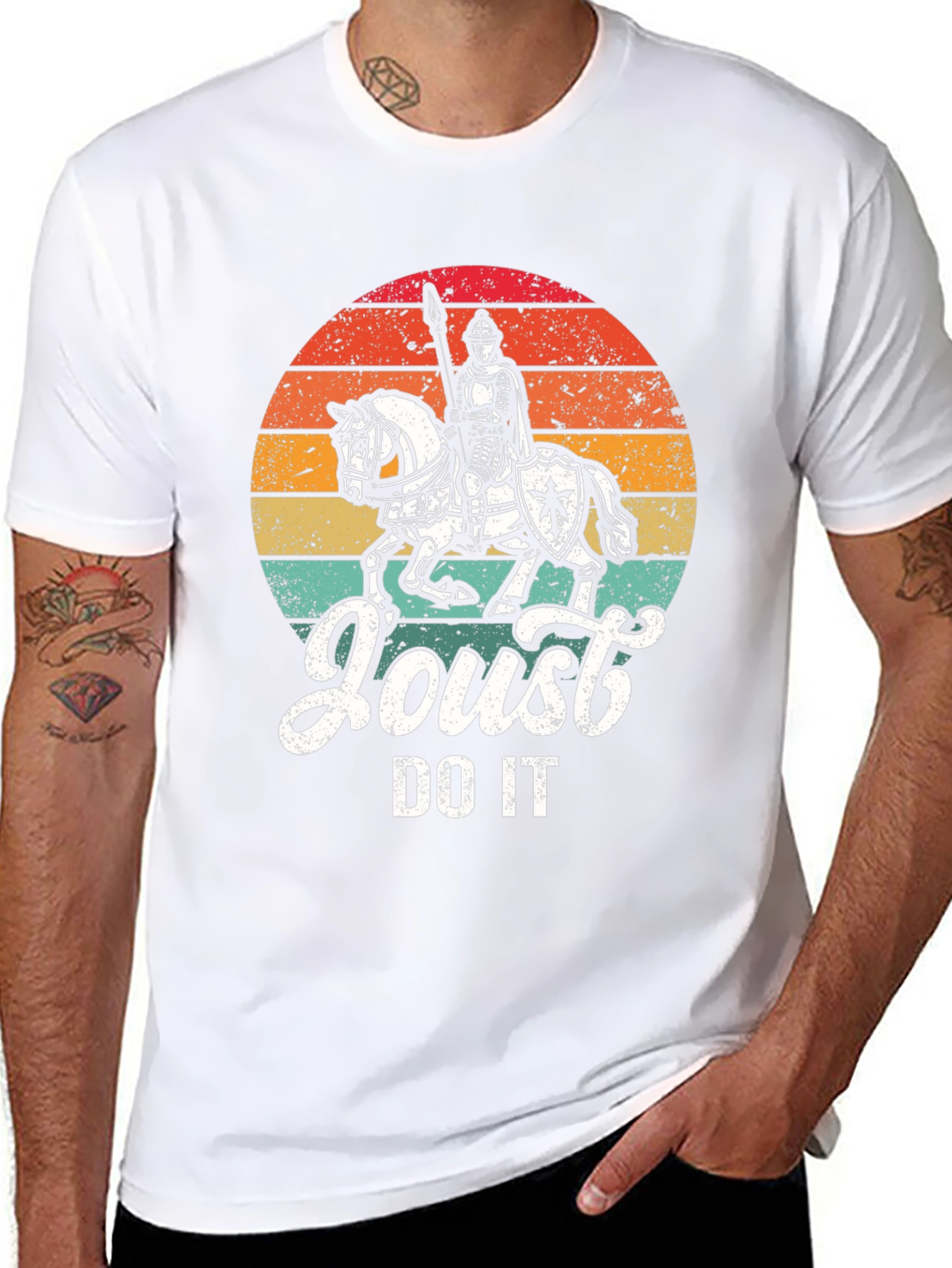 Joust Do It Retro Knight T-Shirt