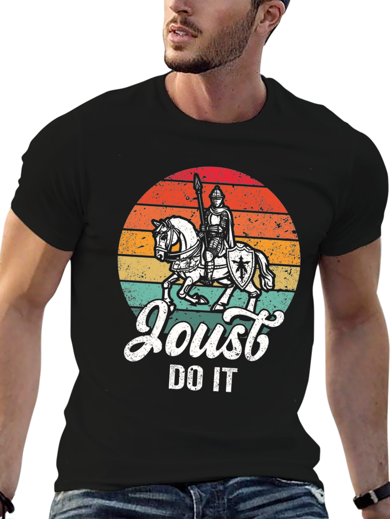 Joust Do It Retro Knight T-Shirt