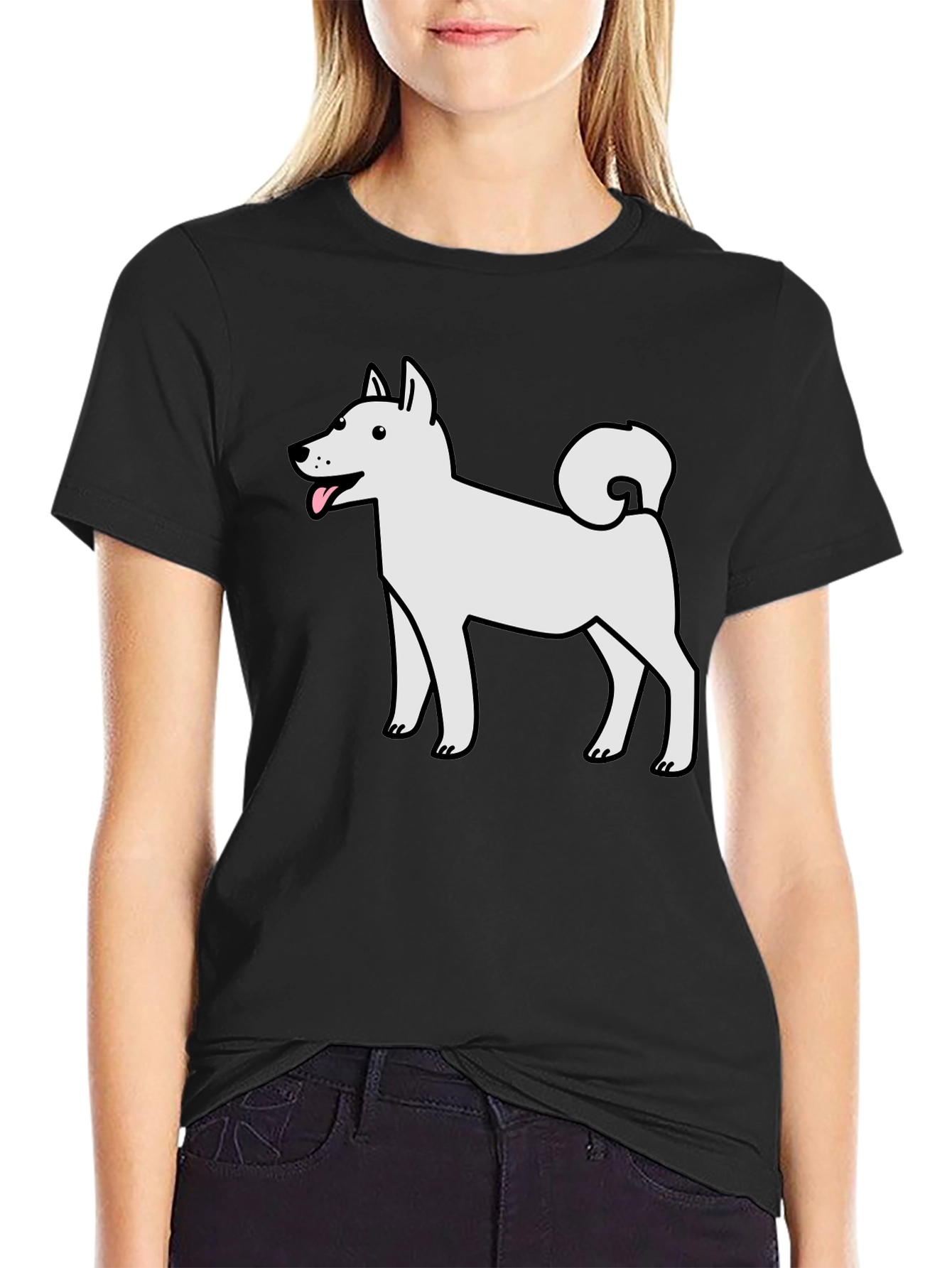 Dog Graphic Tee - Cute Canine Design