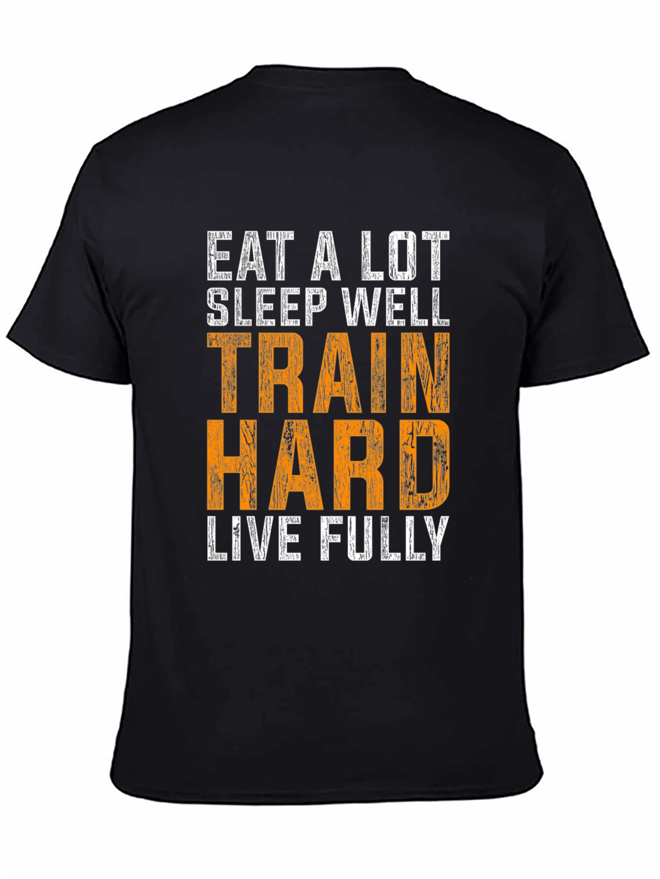 Train Hard Mens Graphic T-Shirt