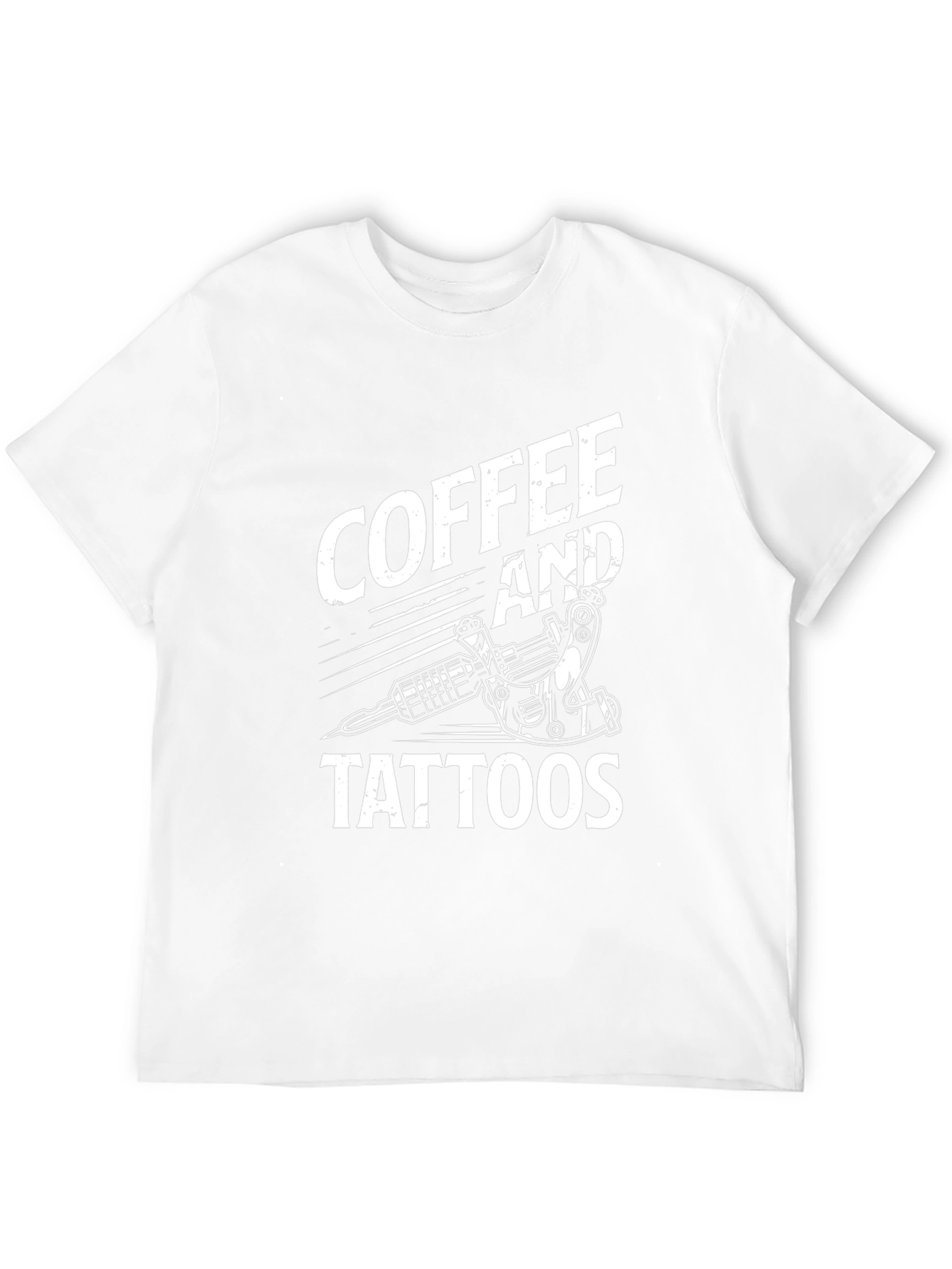 Coffee and Tattoos Graphic Tee - Black