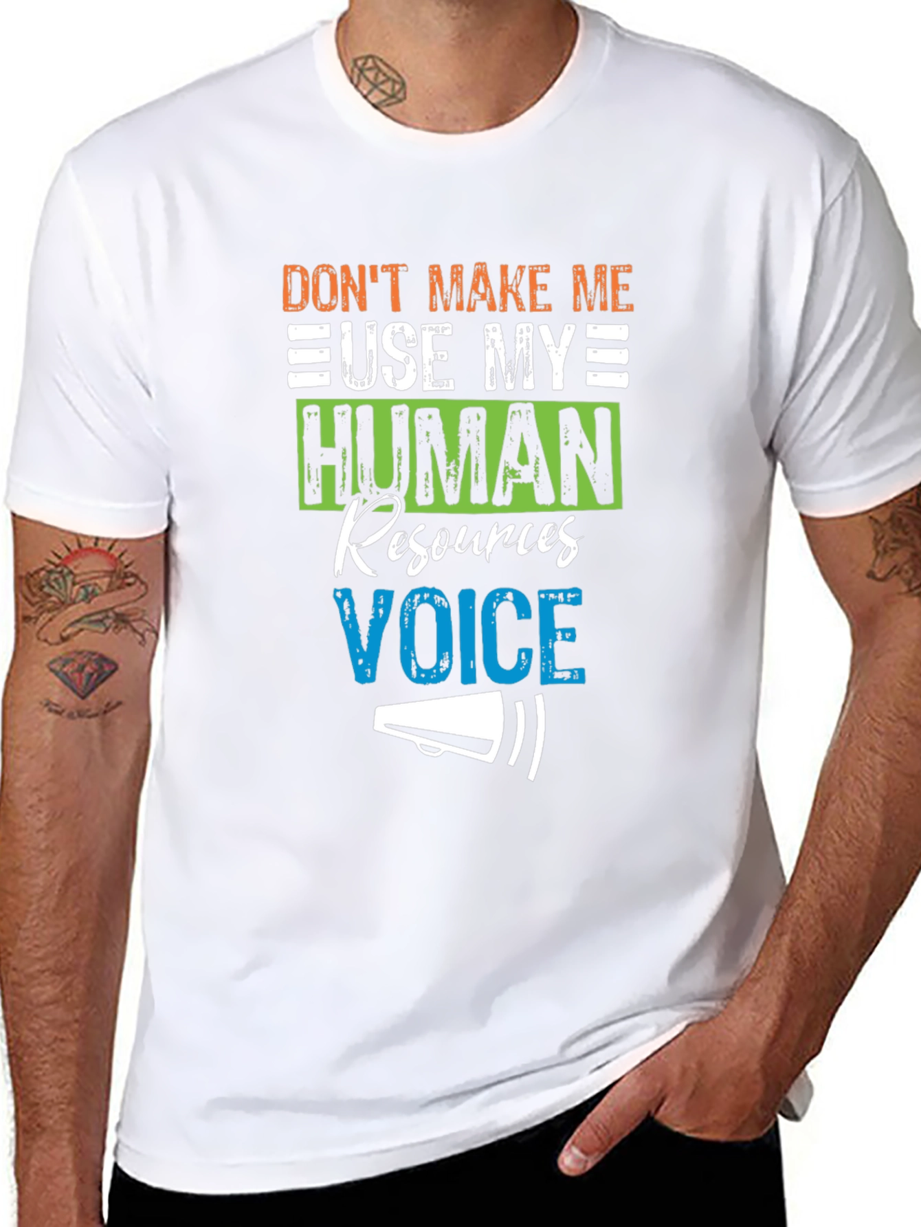 HR Voice T-Shirt - Funny Human Resources Tee