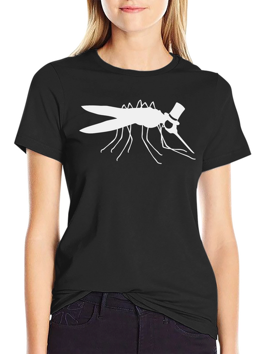 Mosquito with Top Hat Graphic T-Shirt