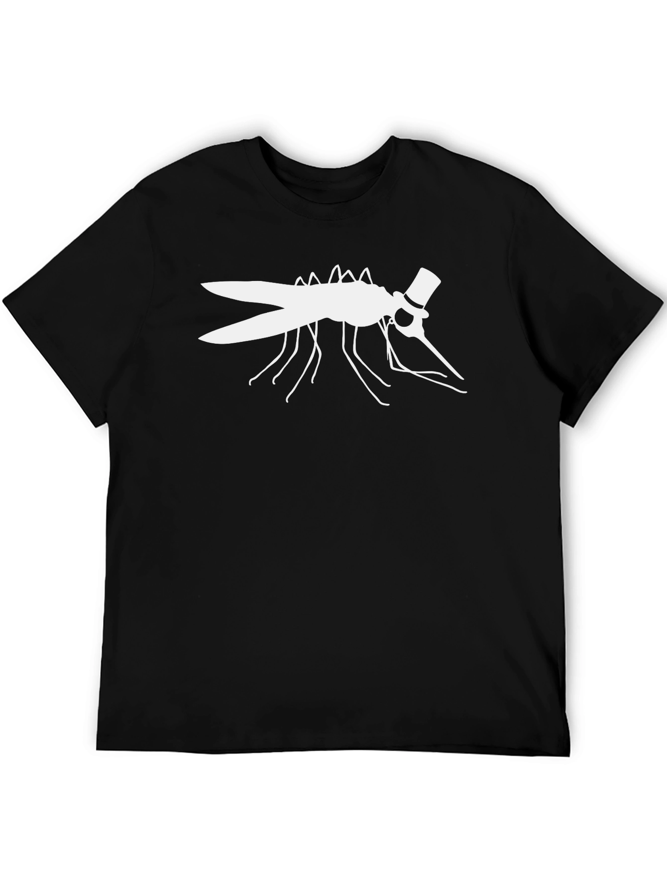 Mosquito with Top Hat Graphic T-Shirt