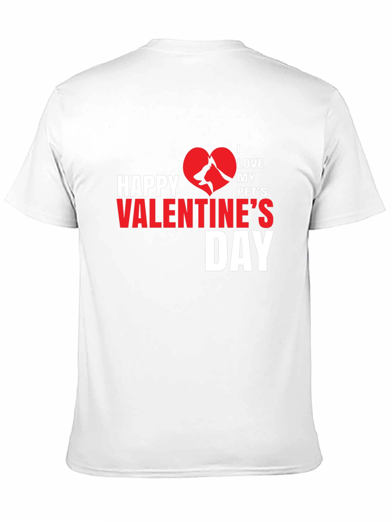 I Love My Pets Valentines Day T-Shirt