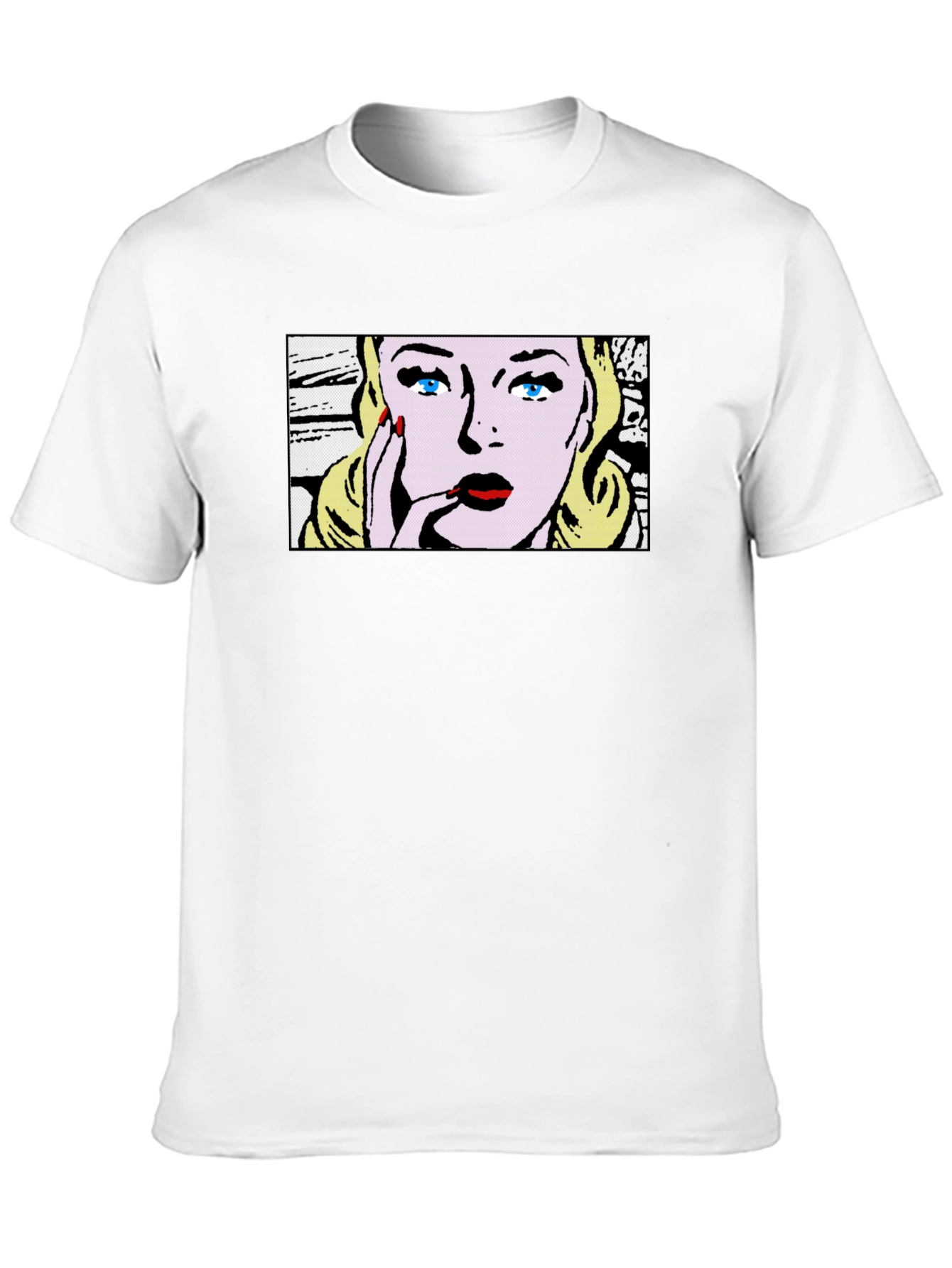 Pop Art Girl T-Shirt - Stylish Graphic Tee
