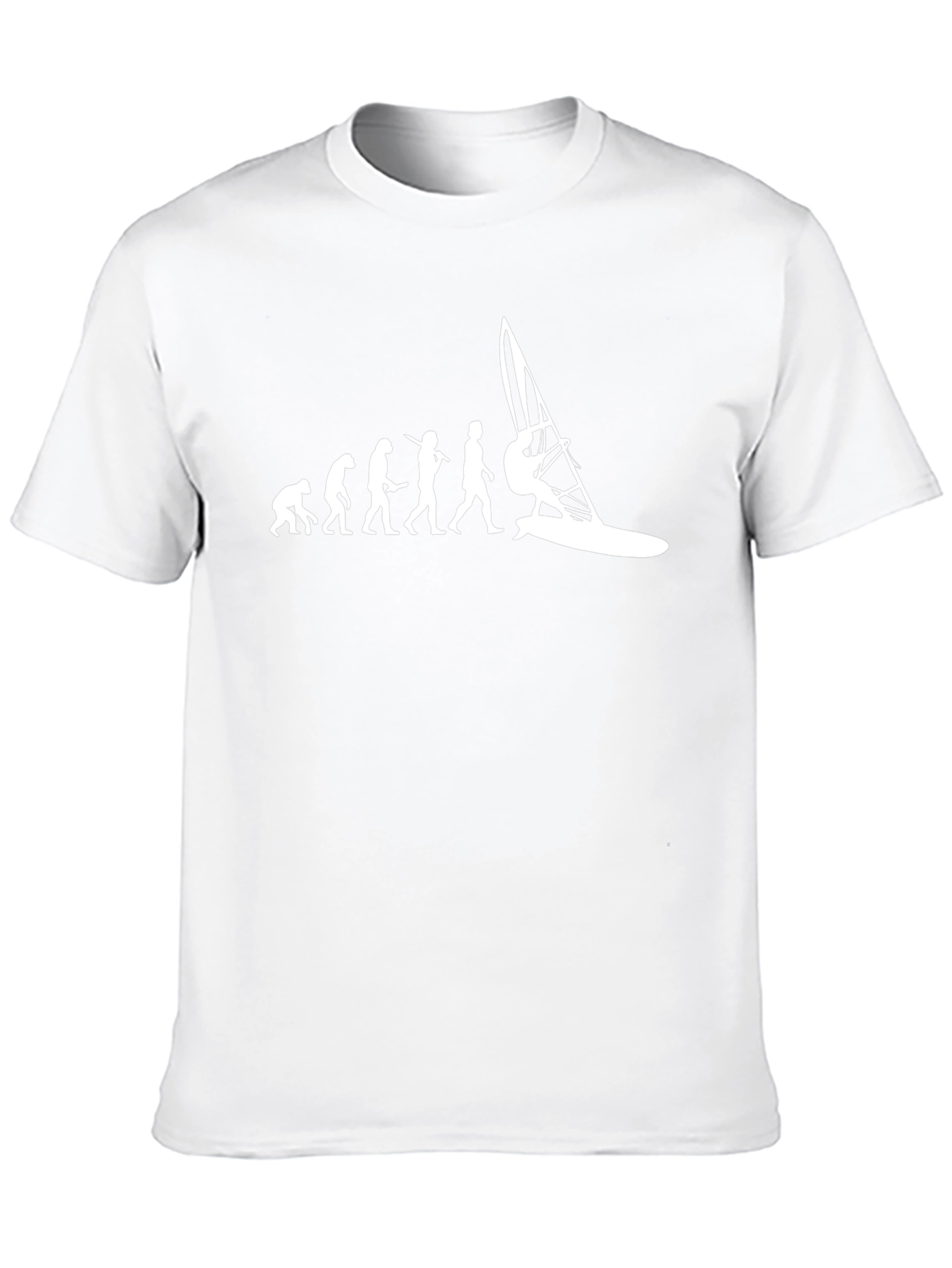 Evolution of Windsurfing Black Graphic Tee