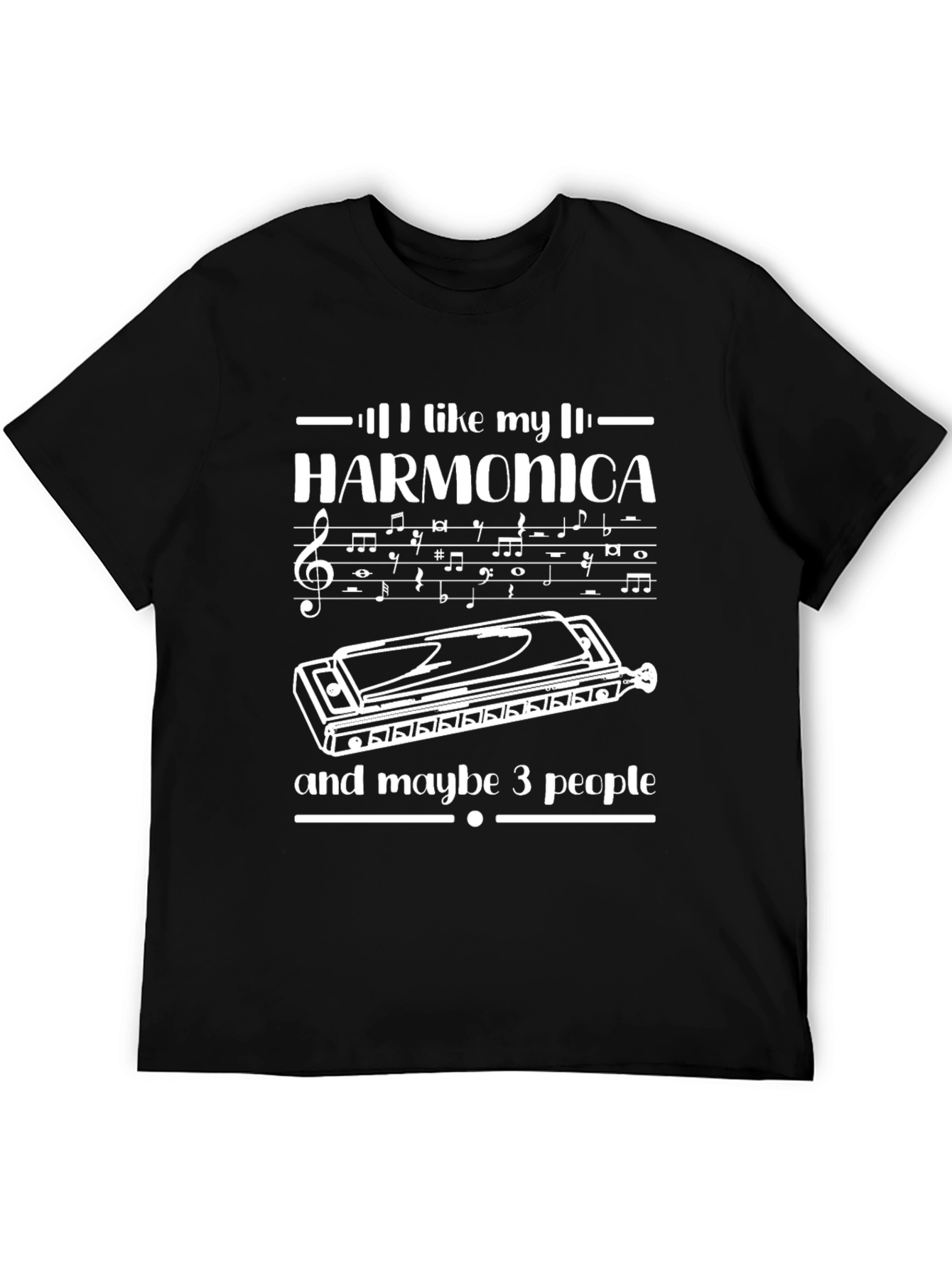 I Like My Harmonica T-Shirt