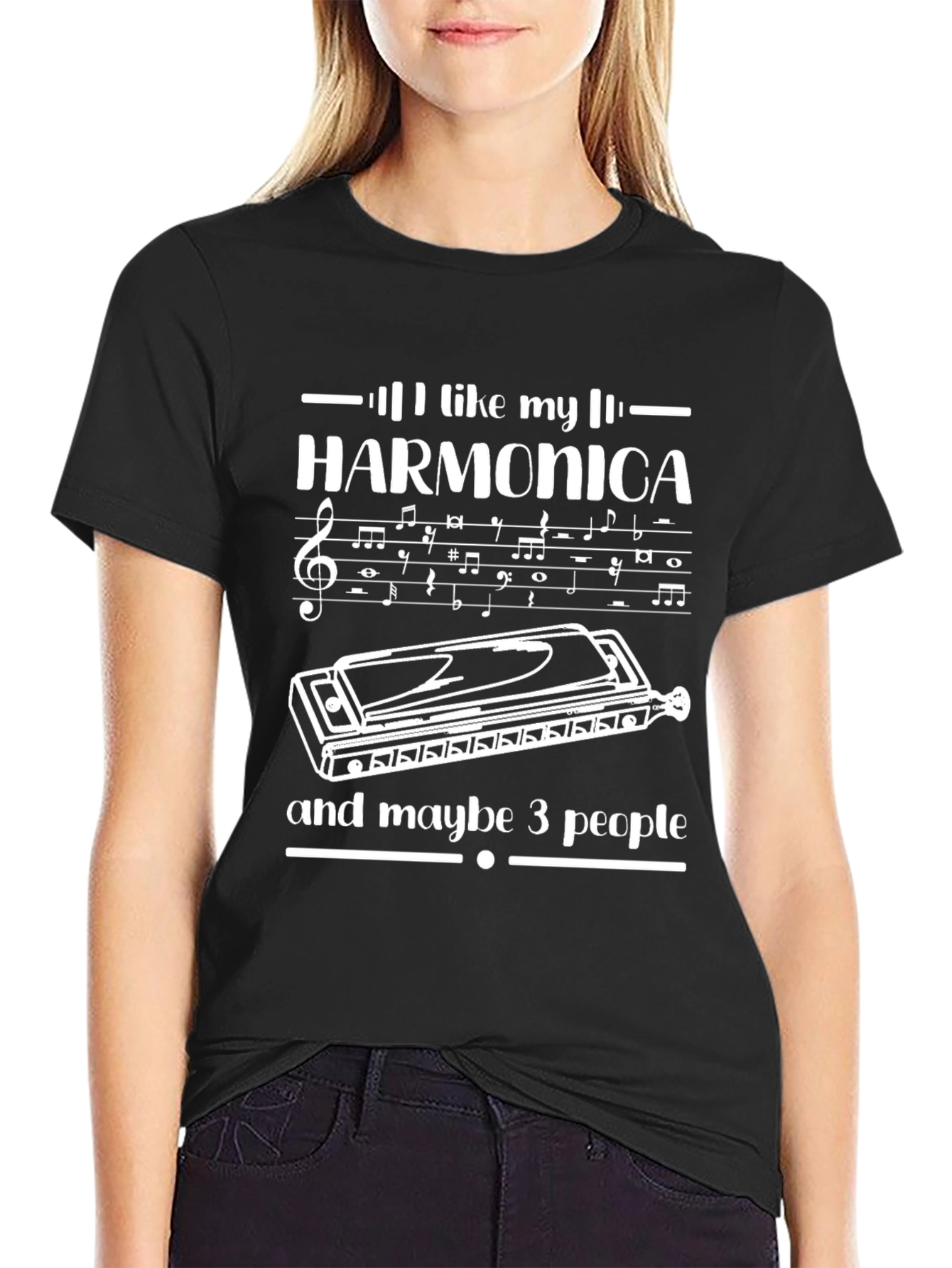 I Like My Harmonica T-Shirt