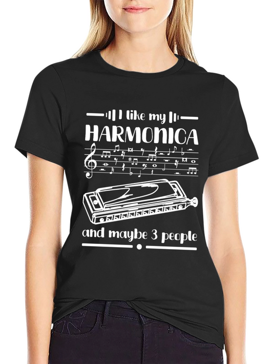 I Like My Harmonica T-Shirt